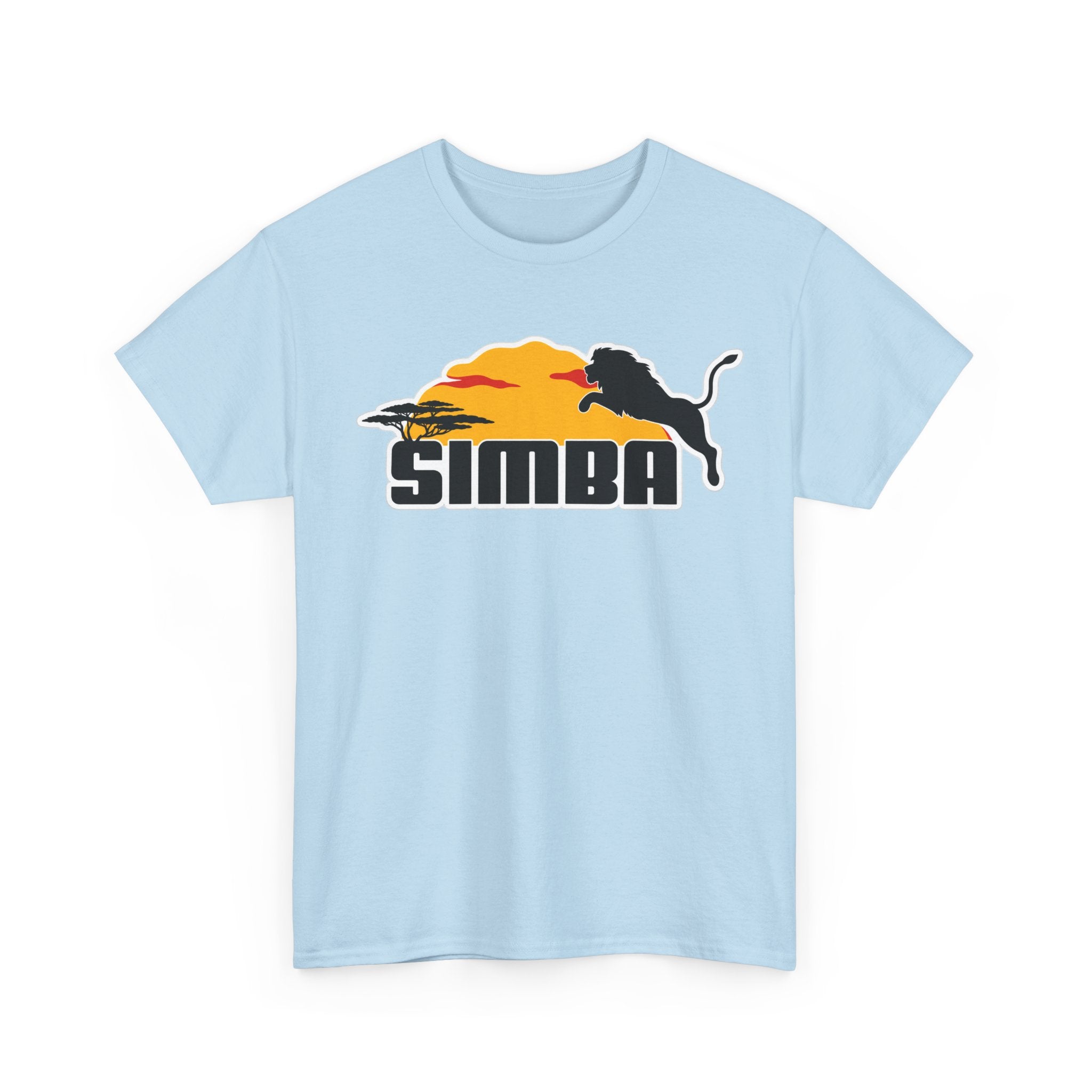 Simba Sunset Graphic Tee — Lion Silhouette Safari T-Shirt