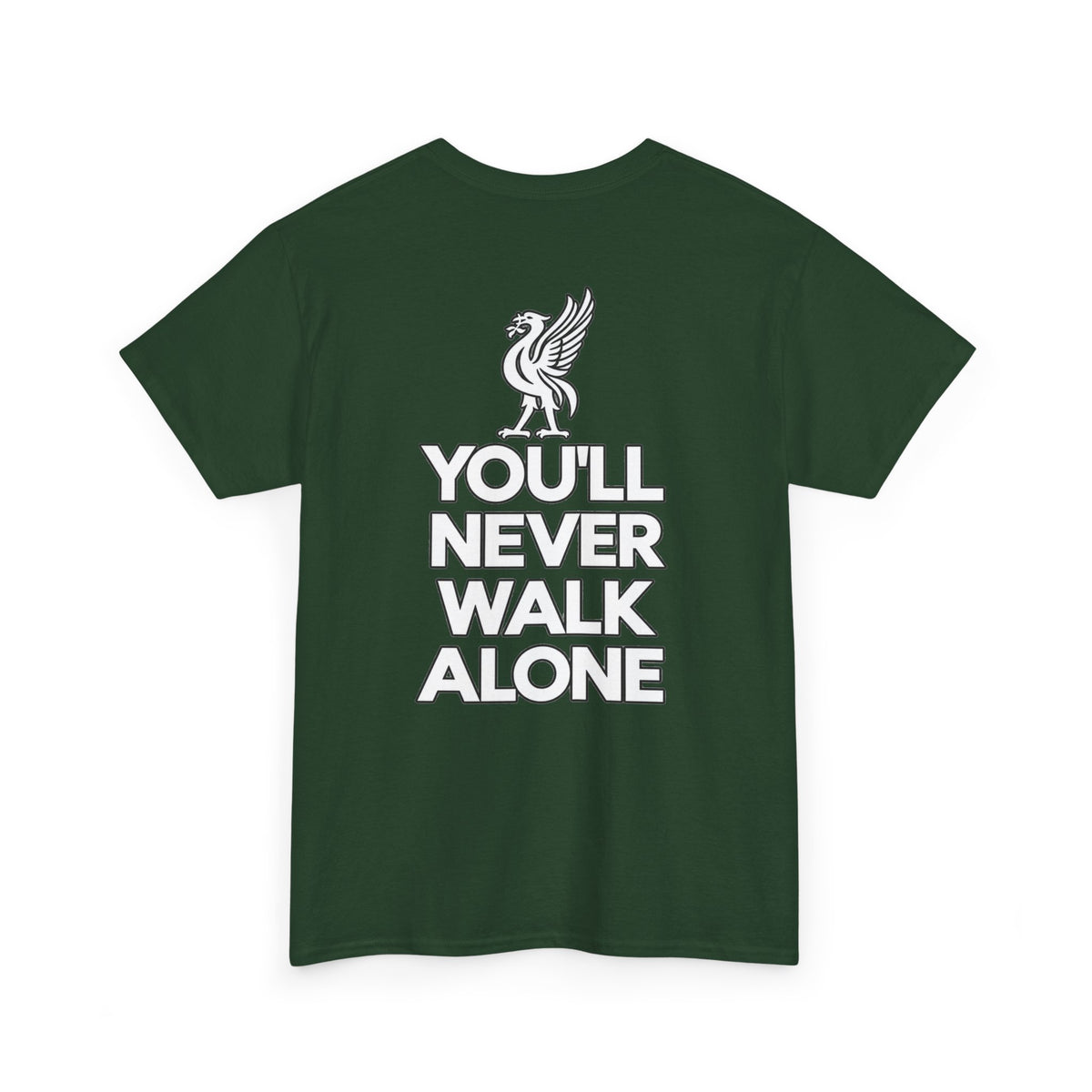 You'll Never Walk Alone T‑Shirt — Liverpool FC Crest Cotton Tee