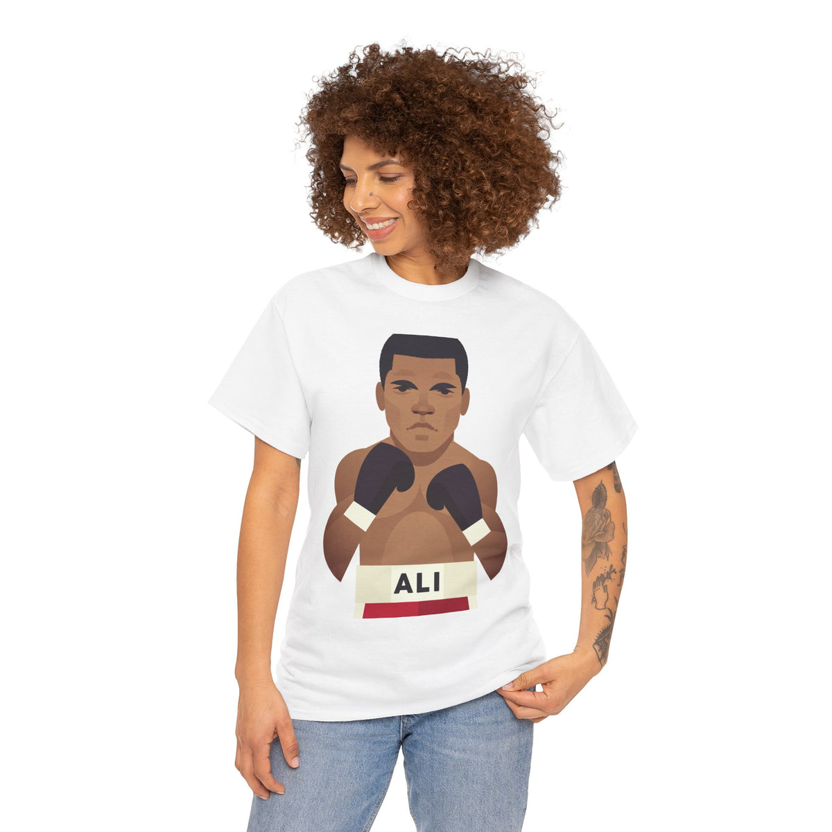Muhammad Ali Boxing Champion Cotton T-Shirt
