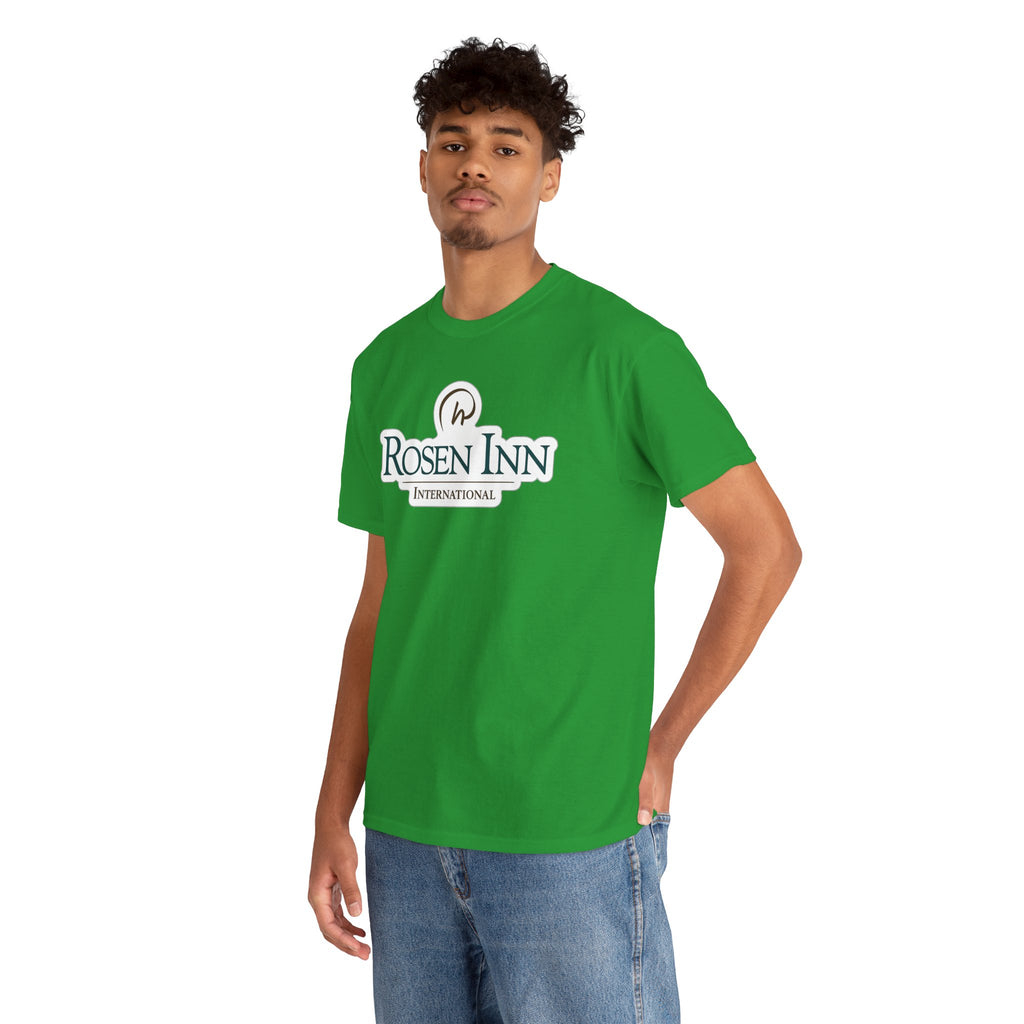 Rosen Inn International Inspired Logo Cotton T-Shirt Tee