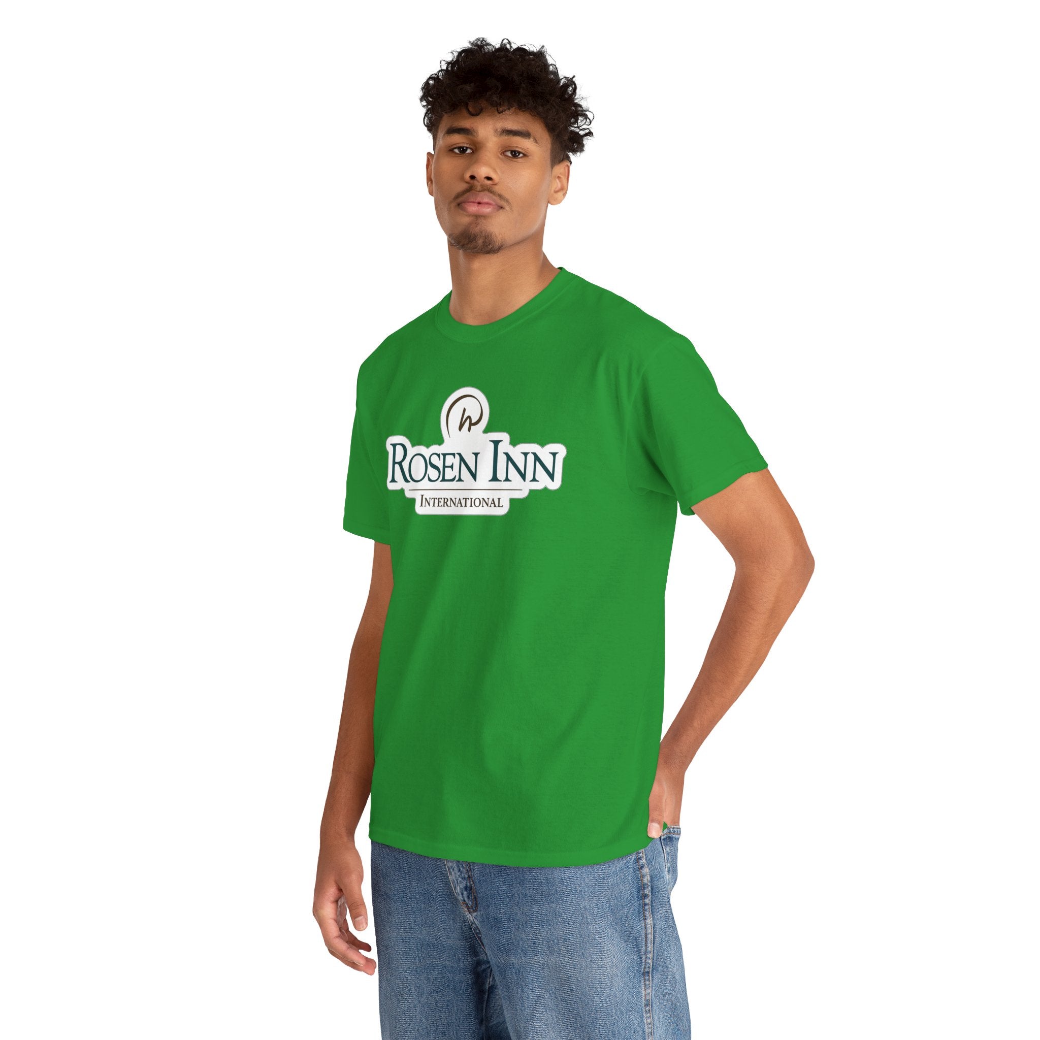 Rosen Inn International Inspired Logo Cotton T-Shirt Tee