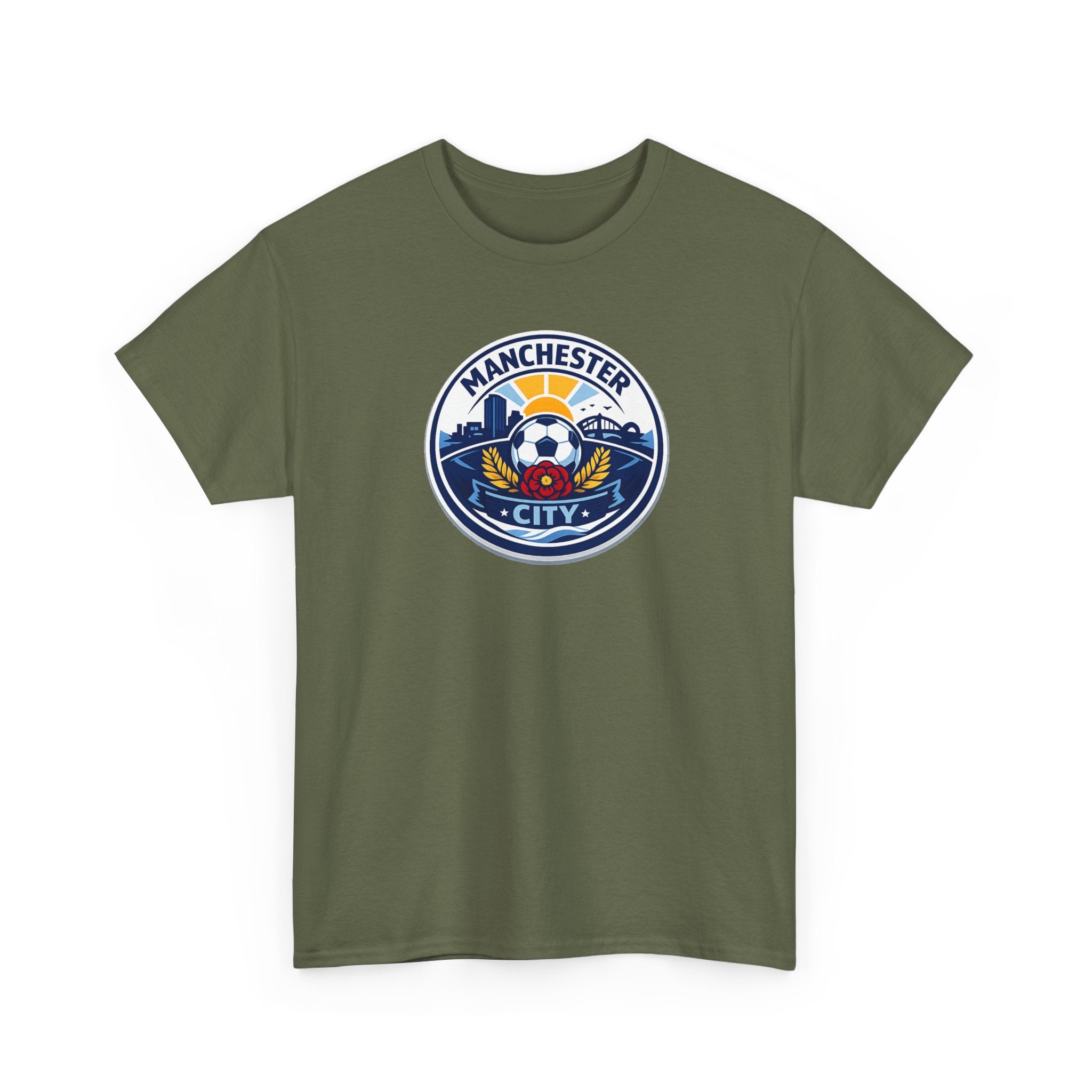 Manchester City Crest T-Shirt — Soccer Fan Tee