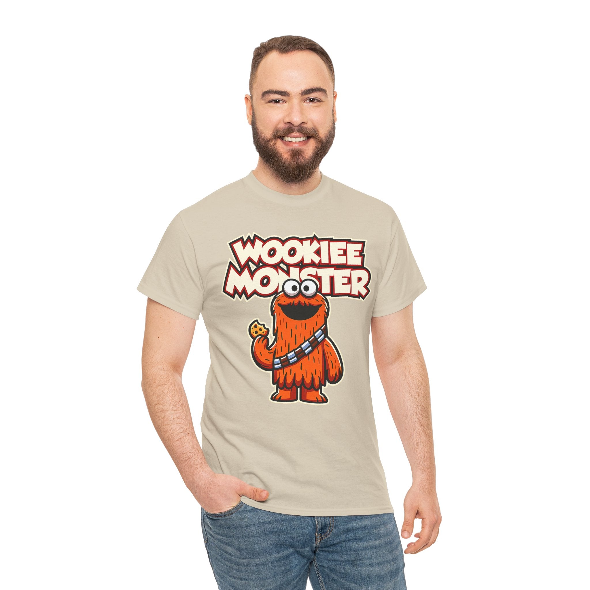Wookiee Monster Tee - Funny Retro Sci‑Fi Cartoon Shirt