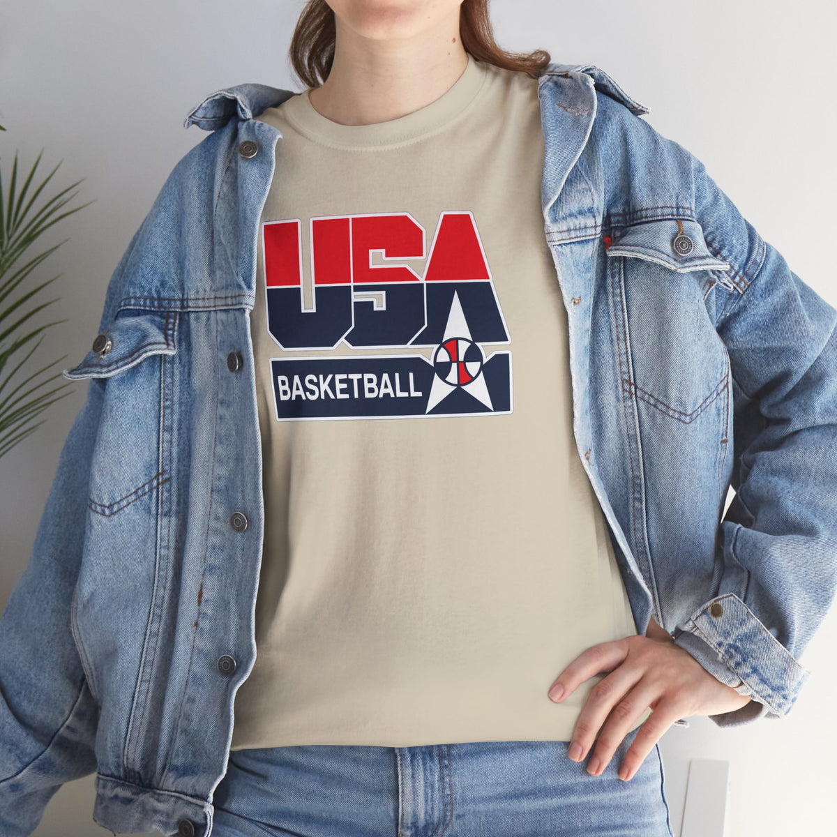 USA Basketball Patriotic Cotton T-Shirt / Tee