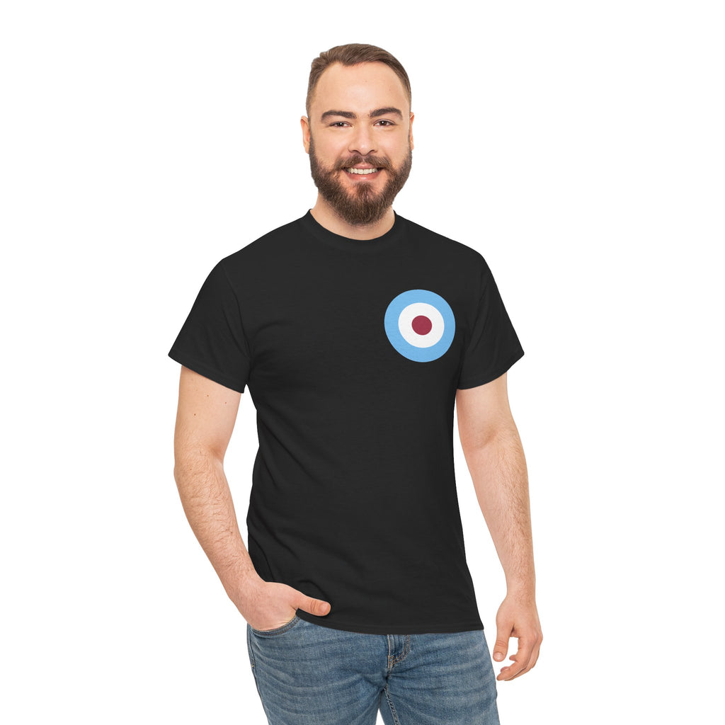 Manchester City Inspired Target Roundel Cotton T-Shirt