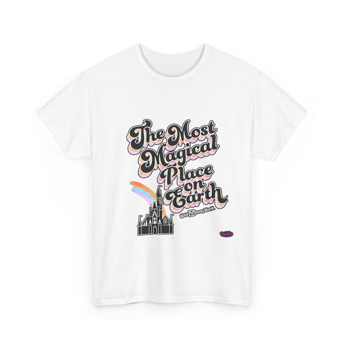 Most magical place in earth Disney inspired Unisex Heavy Cotton Tee