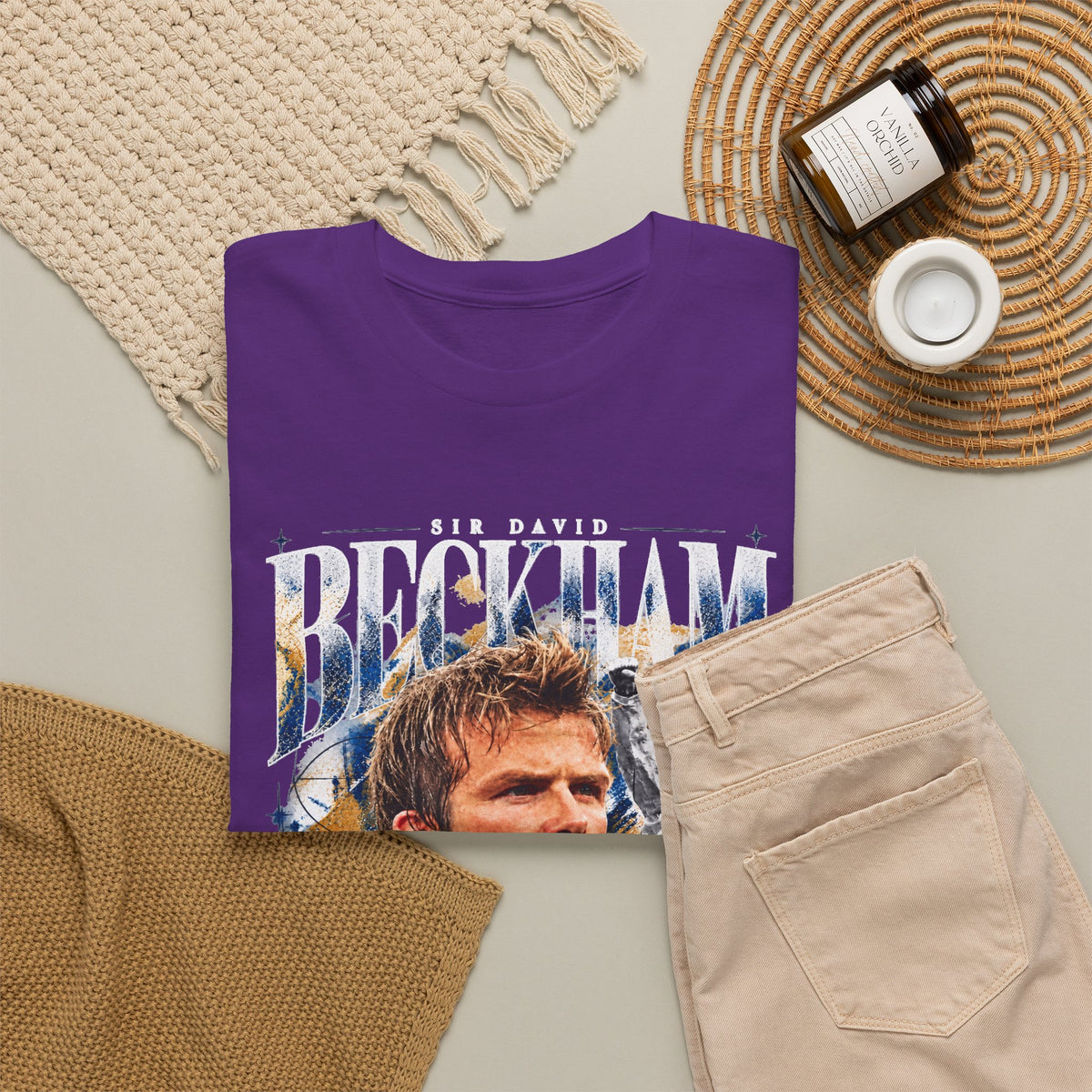 David Beckham inspired Unisex Heavy Cotton Tee