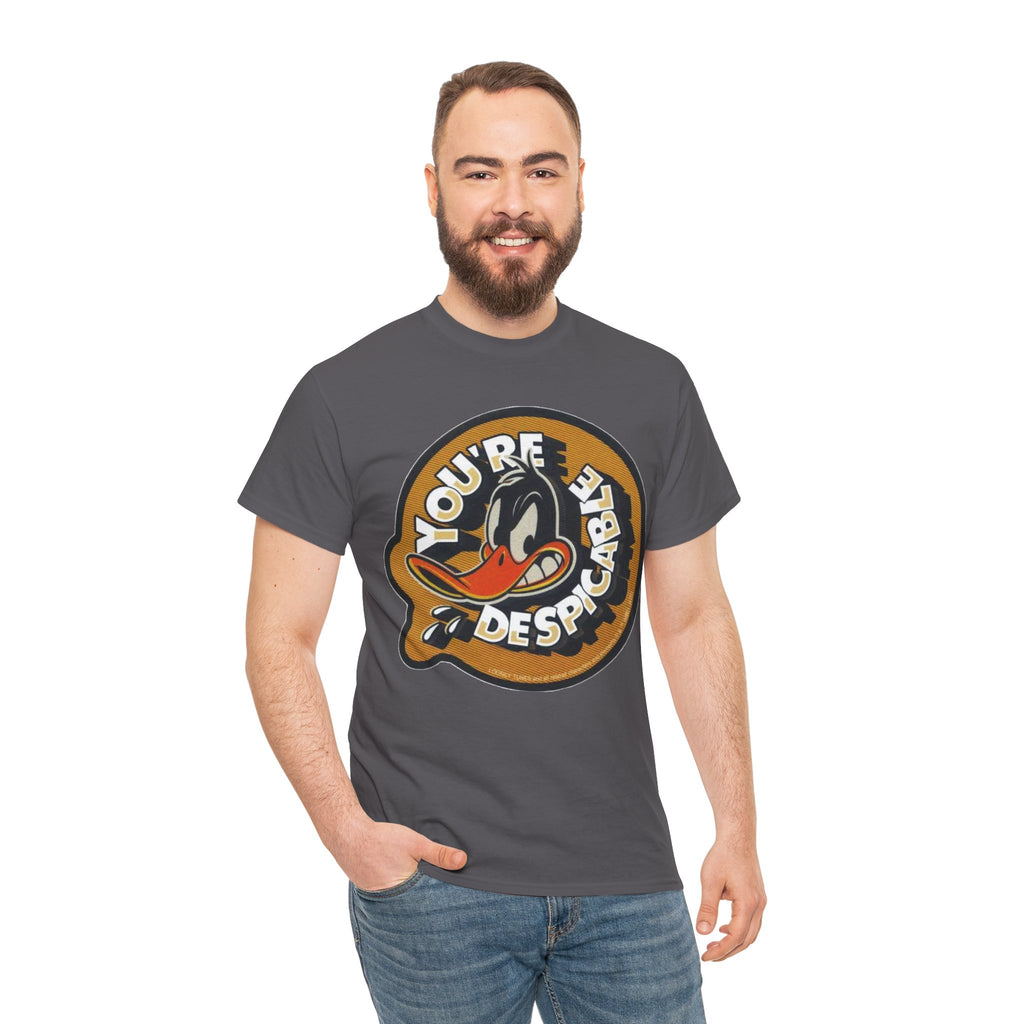 Vintage Daffy Duck Graphic Tee — “You're Despicable” Retro Cartoon Shirt