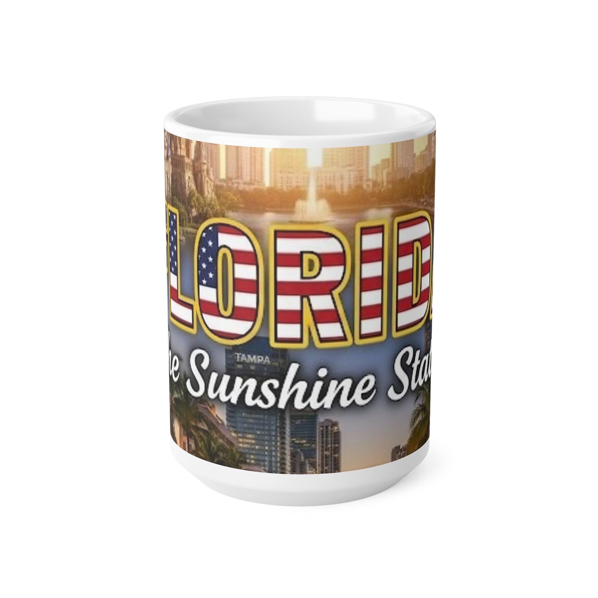 Florida Vintage Postcard Coffee Mug – The Sunshine State 11oz/15oz