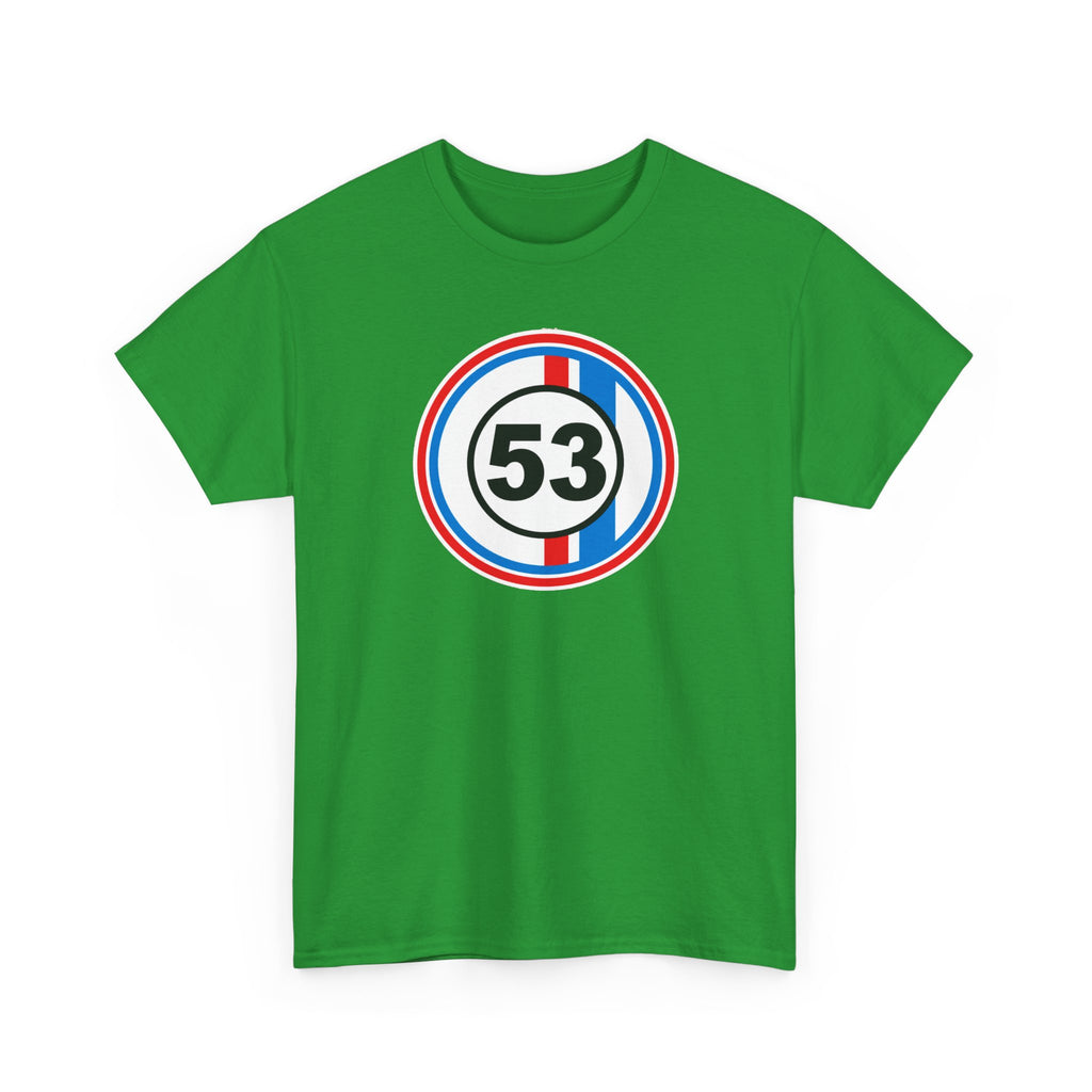 Racing Stripe Number 53 Cotton T-Shirt / Tee