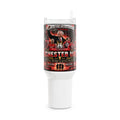 40oz Manchester United Tribute Tumbler — Retro Players & Stadium Collage