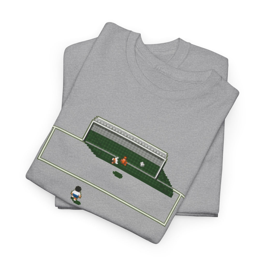 Sensible Soccer Inspired Cotton T‑Shirt — Retro Mini Game Design
