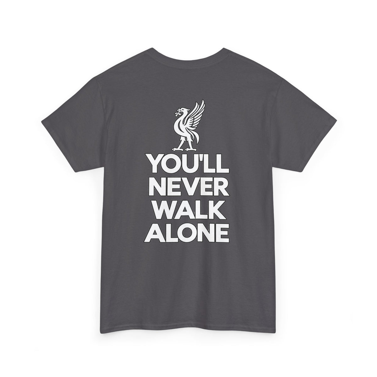 You'll Never Walk Alone T‑Shirt — Liverpool FC Crest Cotton Tee