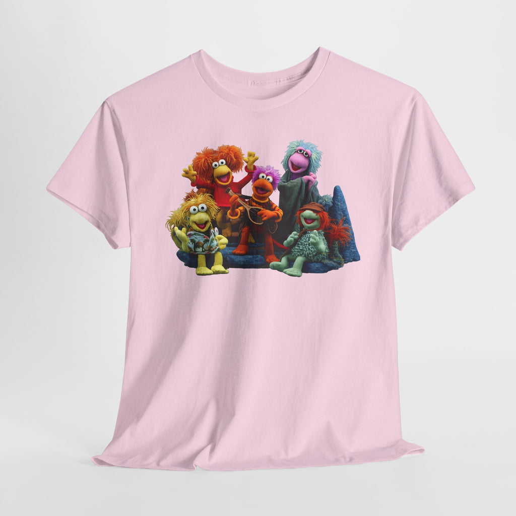 Fraggle Rock Muppet Crew Graphic Tee — Vintage Puppet Group T-Shirt