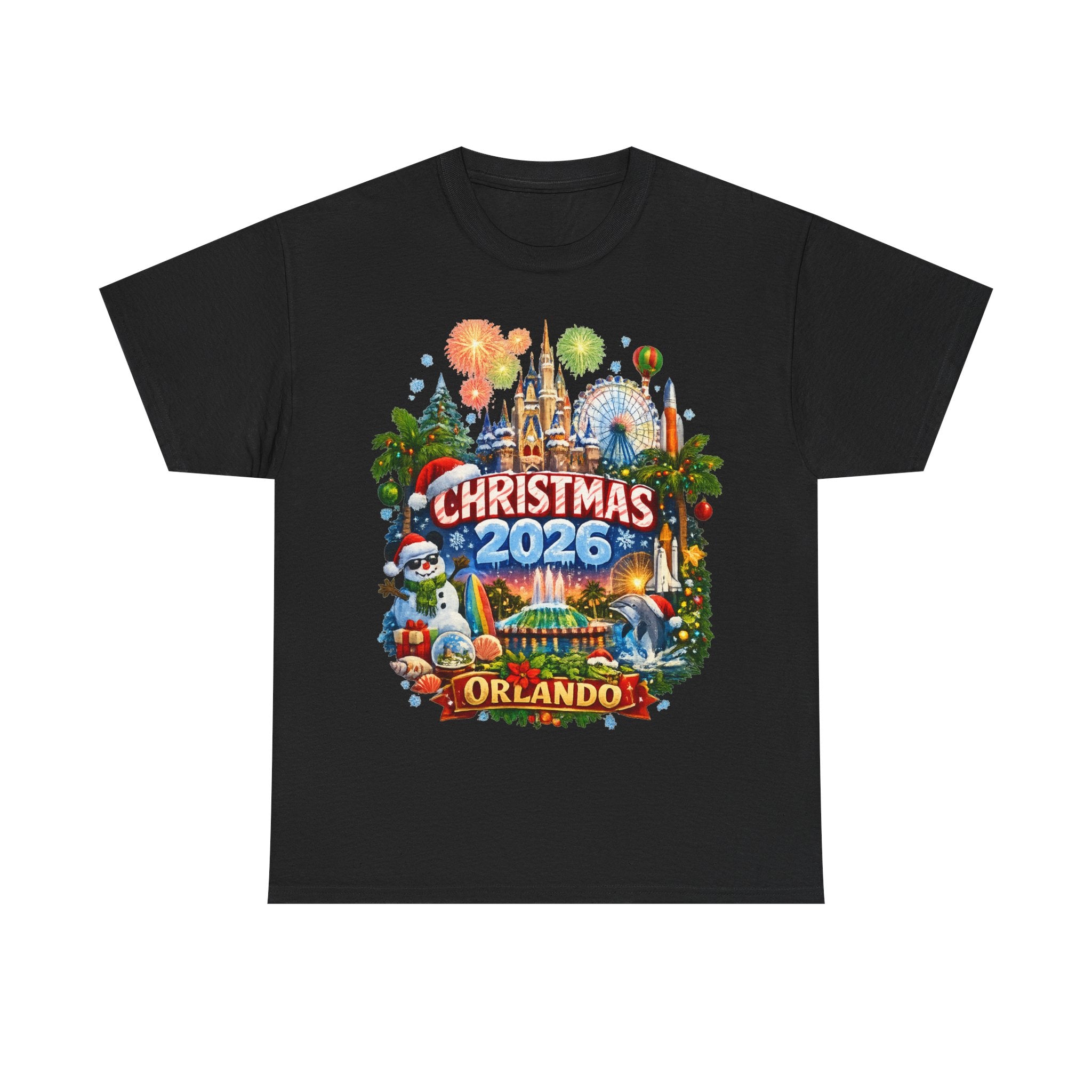 Christmas 2026 Orlando T-Shirt — Holiday Theme Park Souvenir Tee