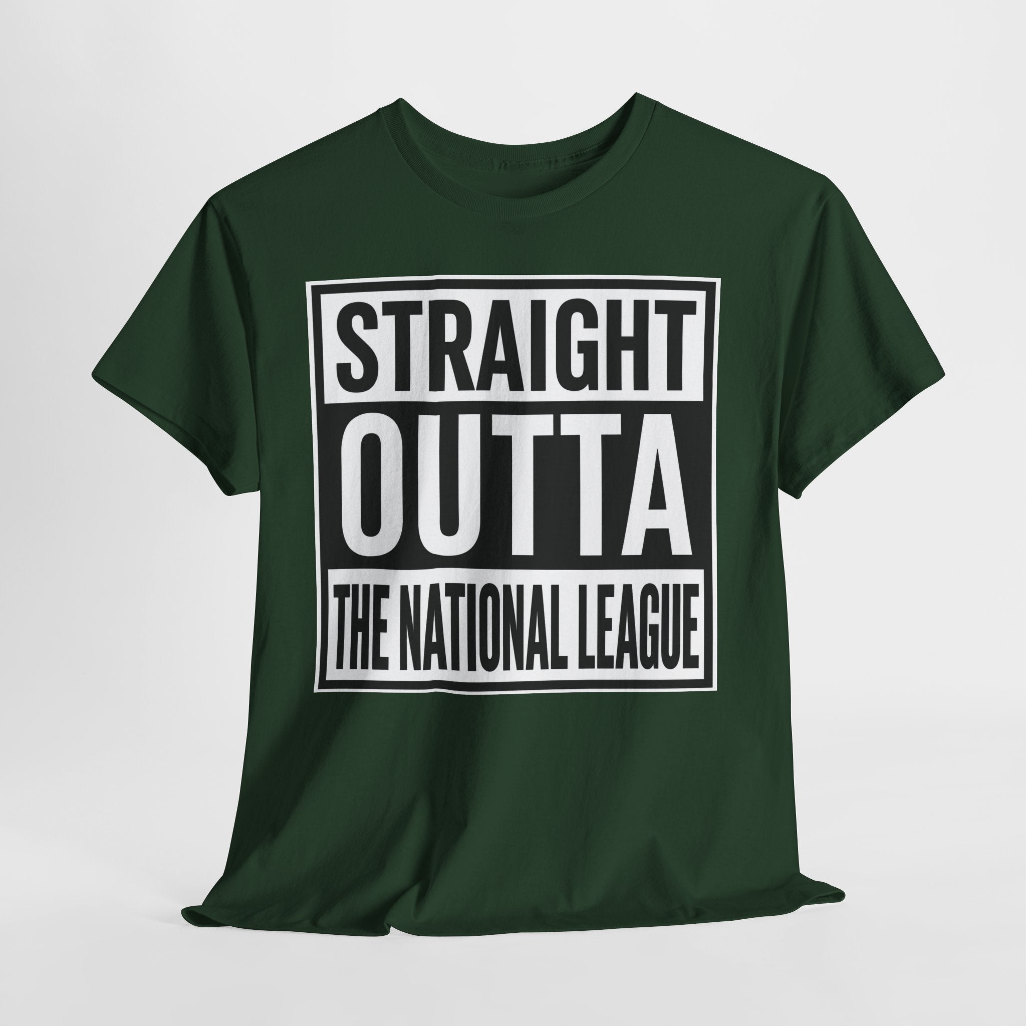 Straight Outta The National League T-Shirt – Football Fan Graphic Tee