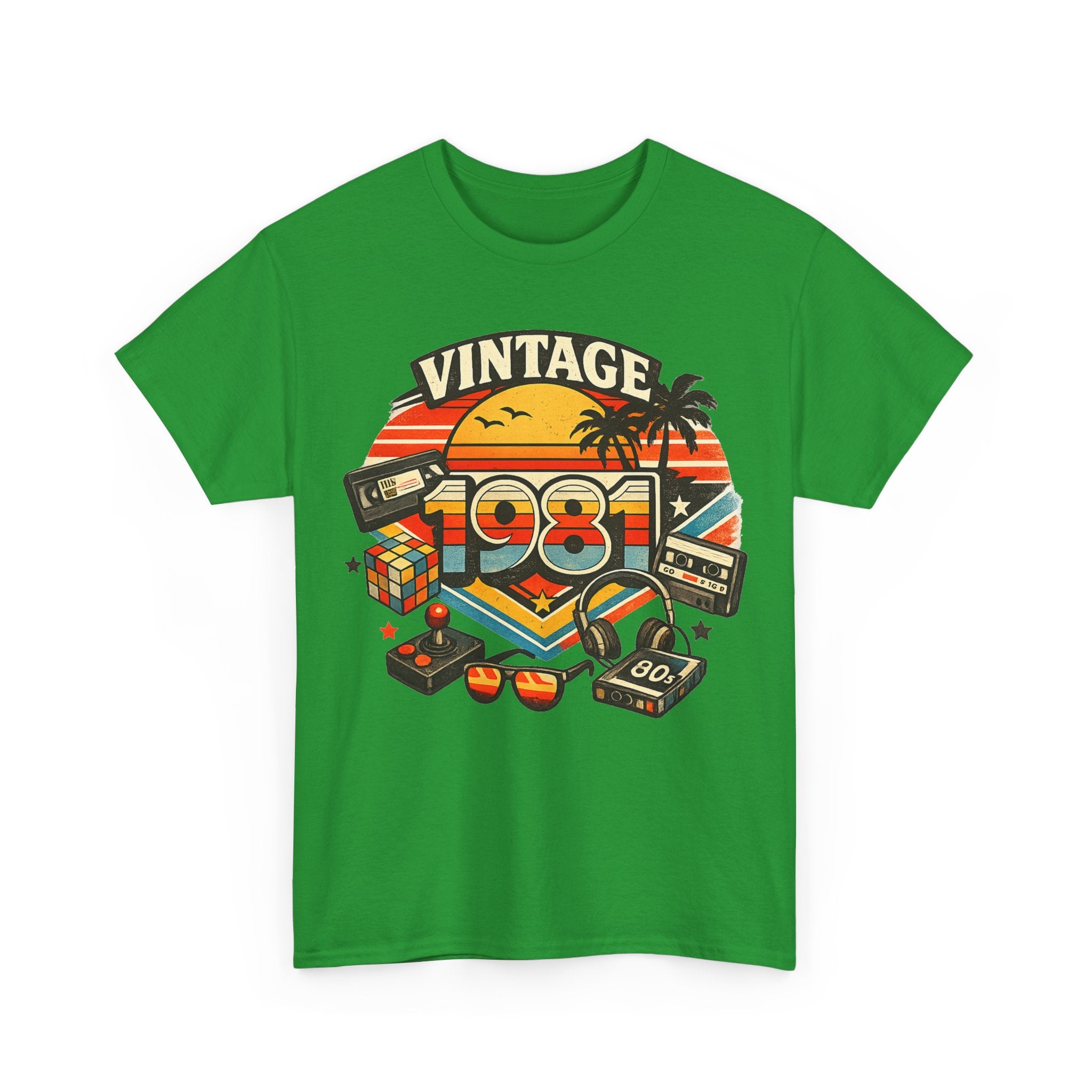 Vintage 1981 Retro Tee — 80s Nostalgia Graphic T-Shirt