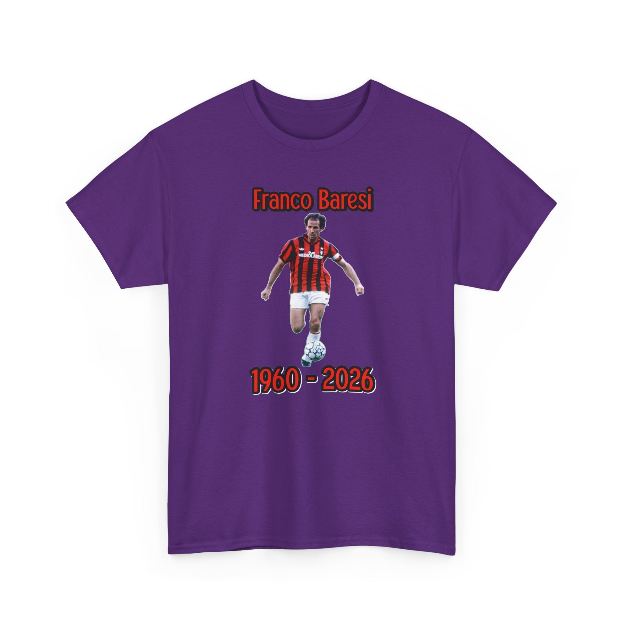 Franco Baresi 1960–2023 Memorial Soccer Tribute Tee