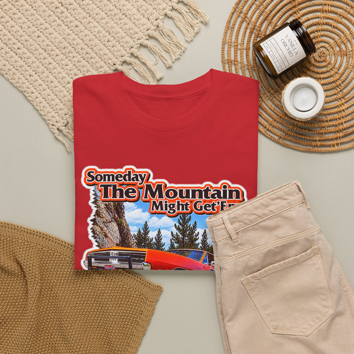 Dukes of Hazard Sometimes the Mountain Might Get ’Em But the Law Never Will Cotton T-Shirt
