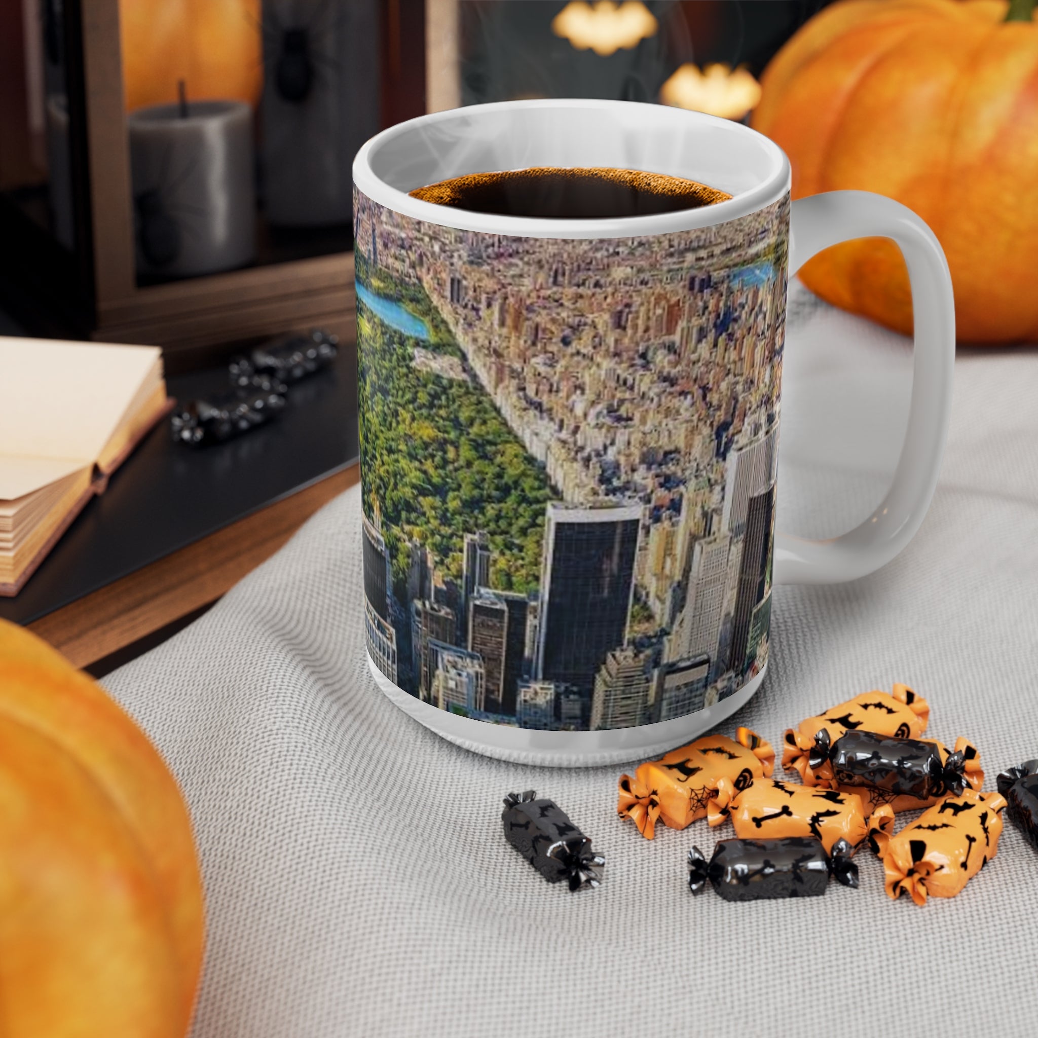 New York City Central Park Aerial Ceramic Coffee Mug — Skyline 11oz/15oz