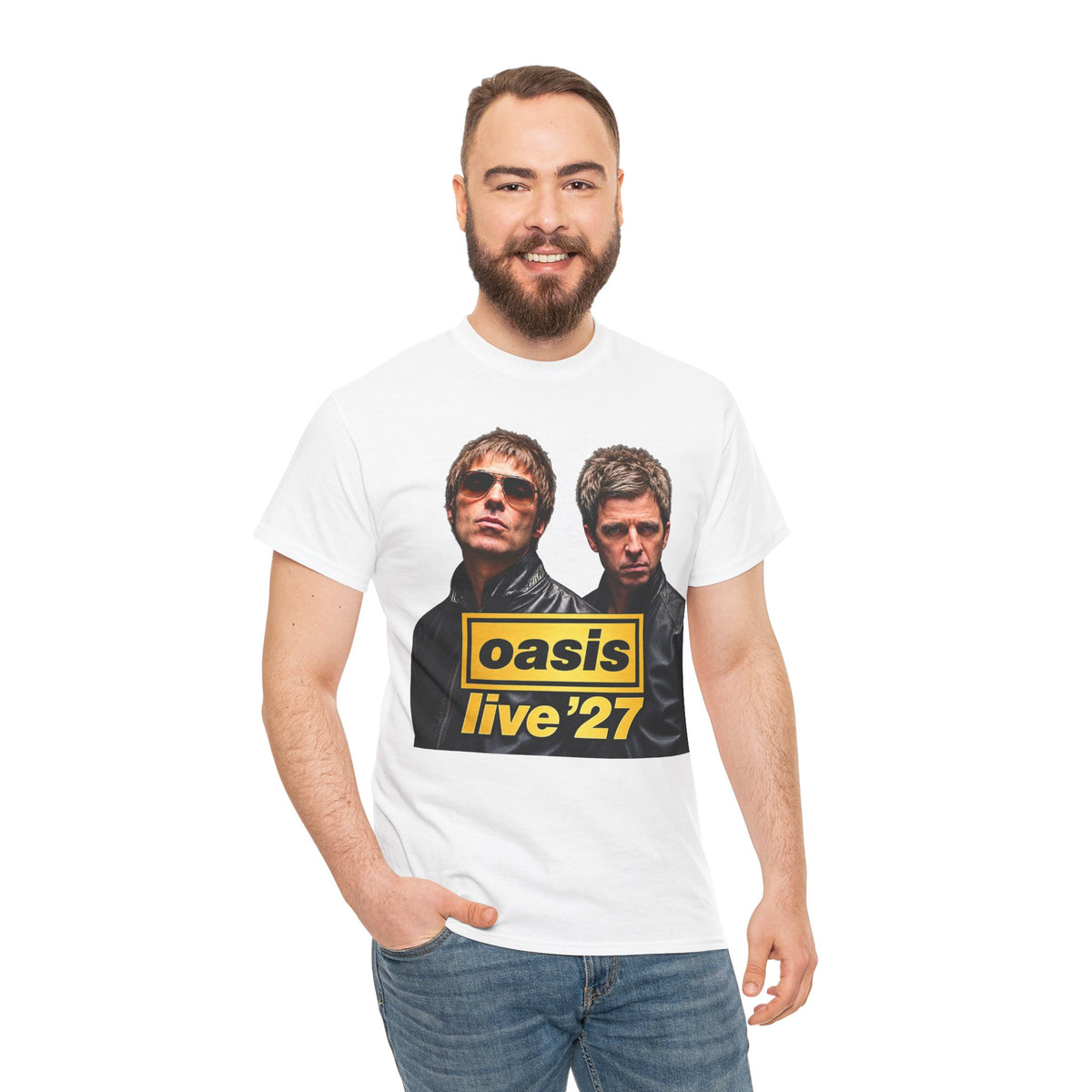 Oasis Live '27 Concert Inspired Cotton T-Shirt
