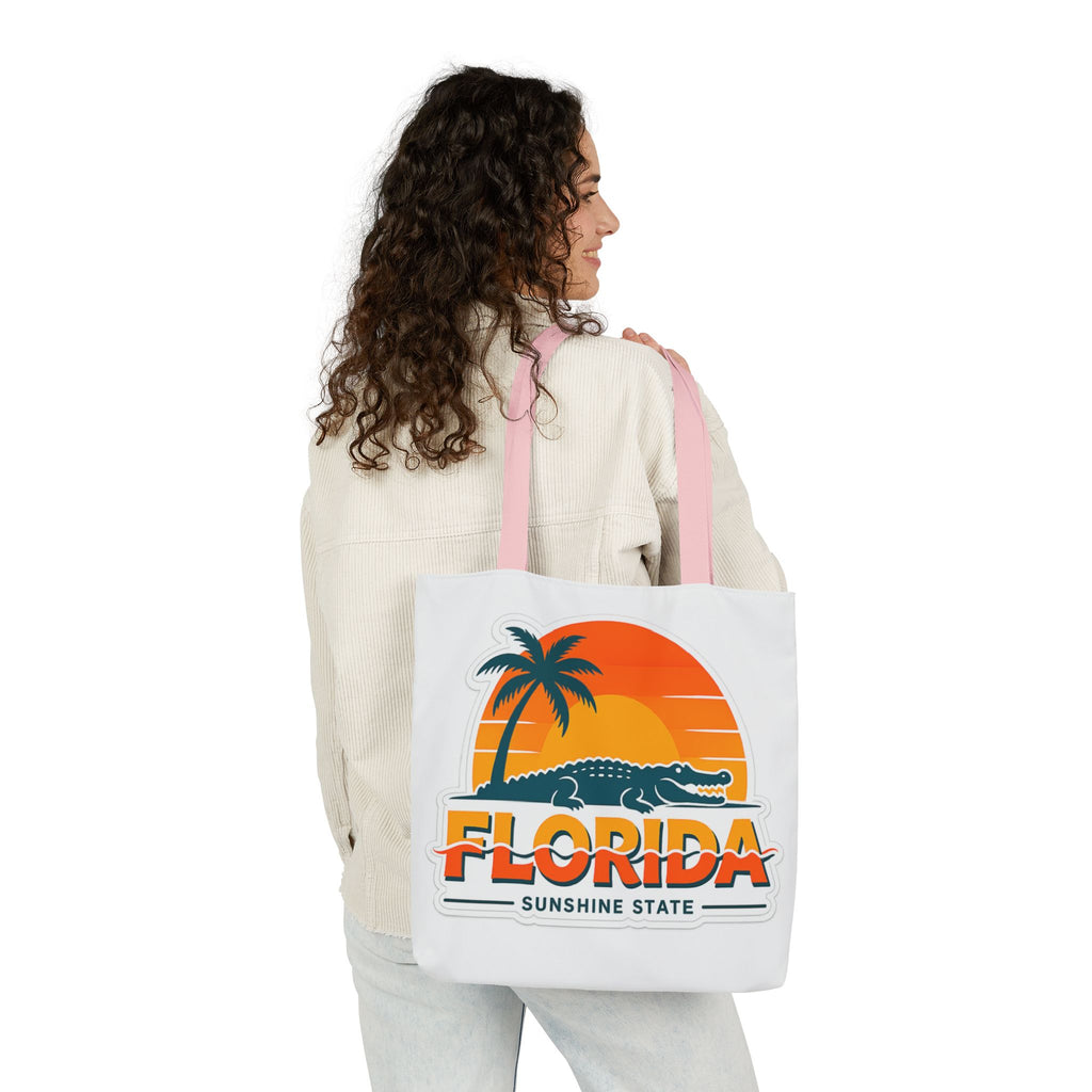 Florida Sunshine State Canvas Tote