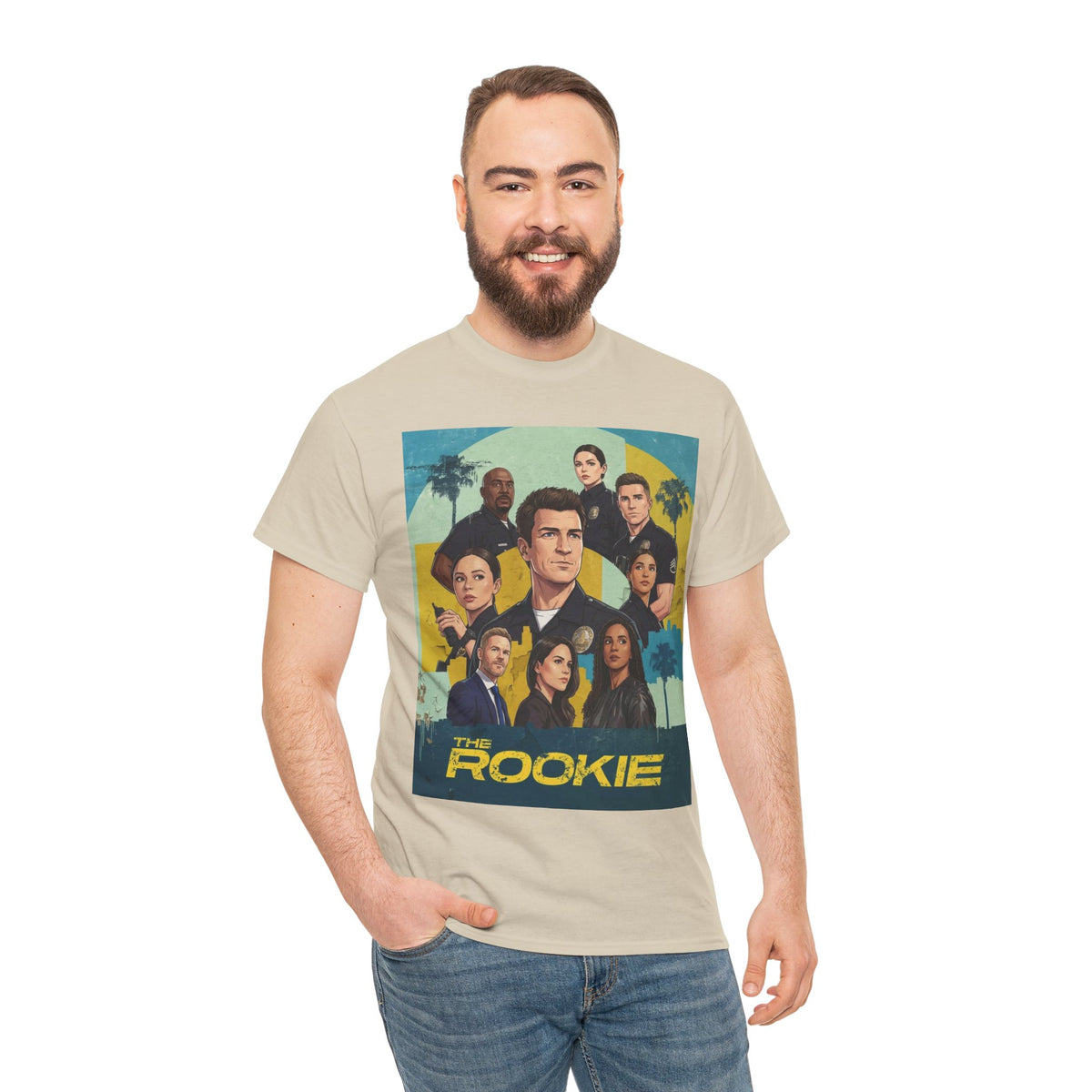 The Rookie TV Cast Graphic Tee — Vintage Poster Style Shirt