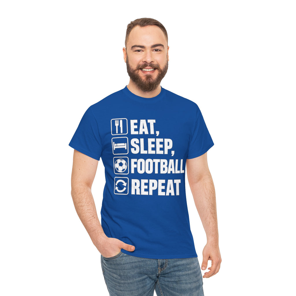 Football Eat Sleep Repeat T-Shirt