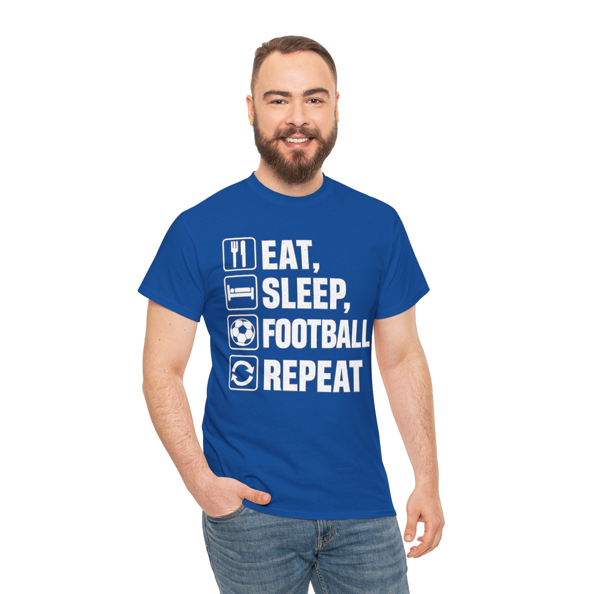 Football Eat Sleep Repeat T-Shirt