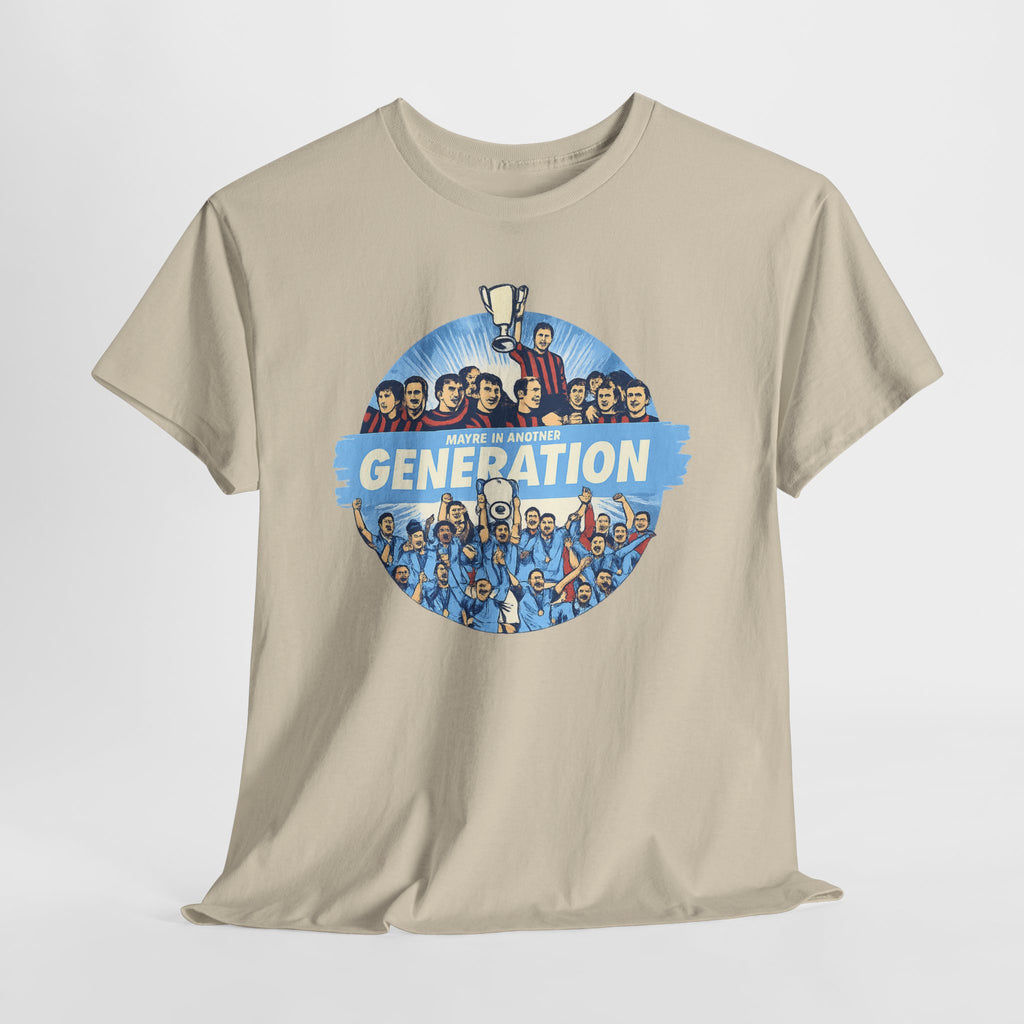Manchester City Maybe in Another Generation Champions T‑Shirt — Retro Team Fan Tee