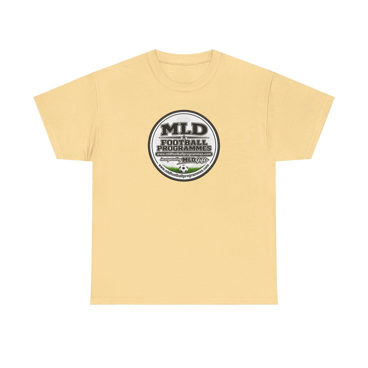 MLD Football Programmes Vintage Logo Cotton T-Shirt