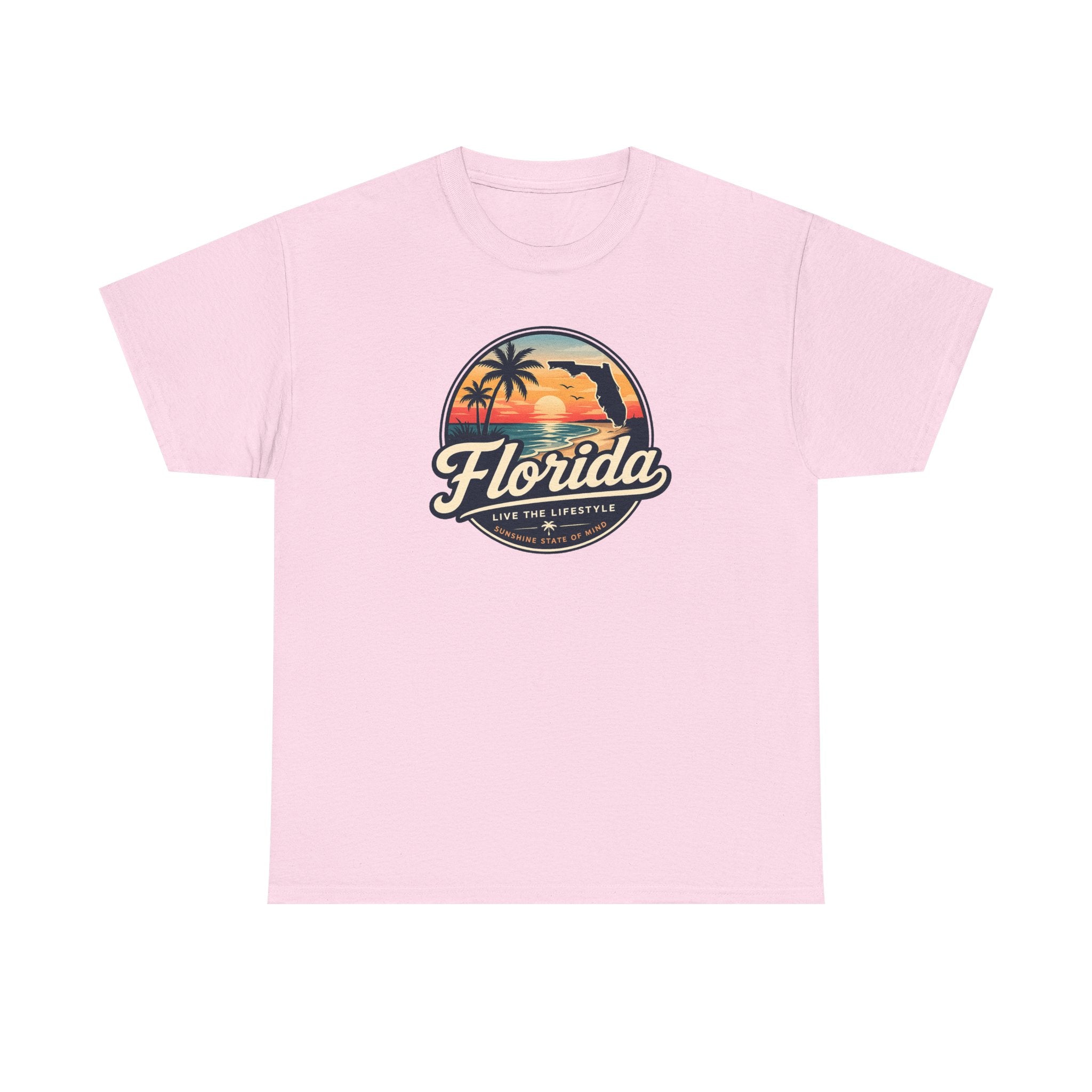 Florida Sunset Tee — Vintage Palm Beach Graphic T-Shirt