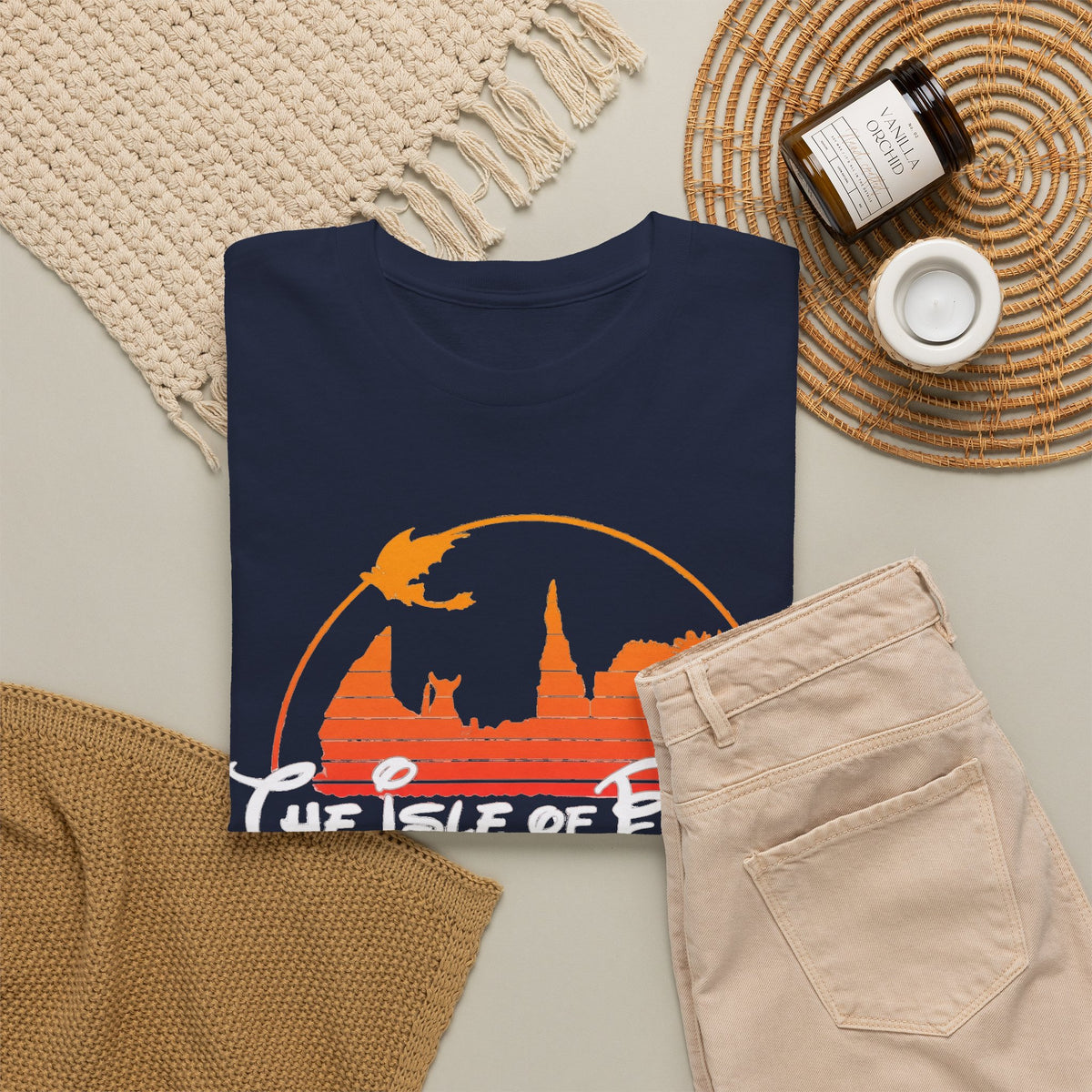 Isle of Berk Sunset Tee — How to Train Your Dragon Inspired Graphic T-Shirt
