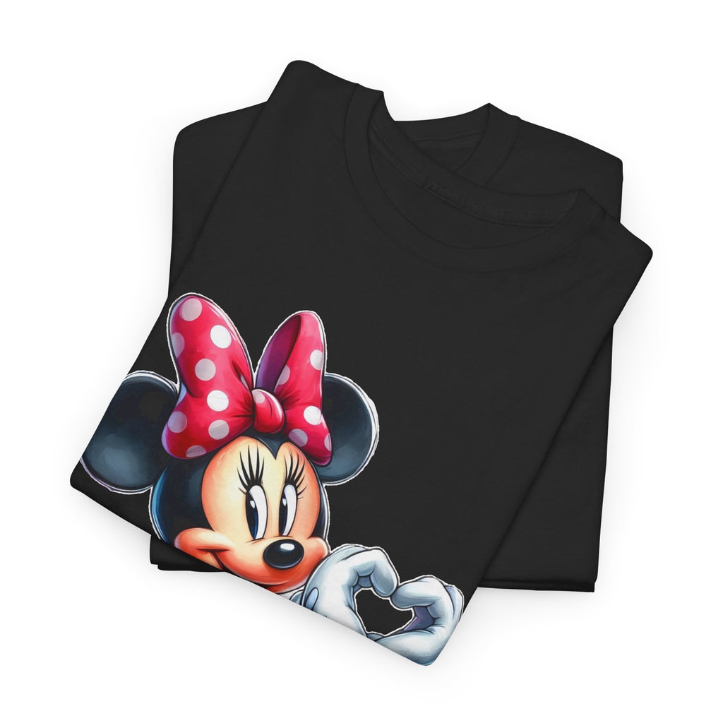 Minnie Mouse Character Heart Graphic Tee