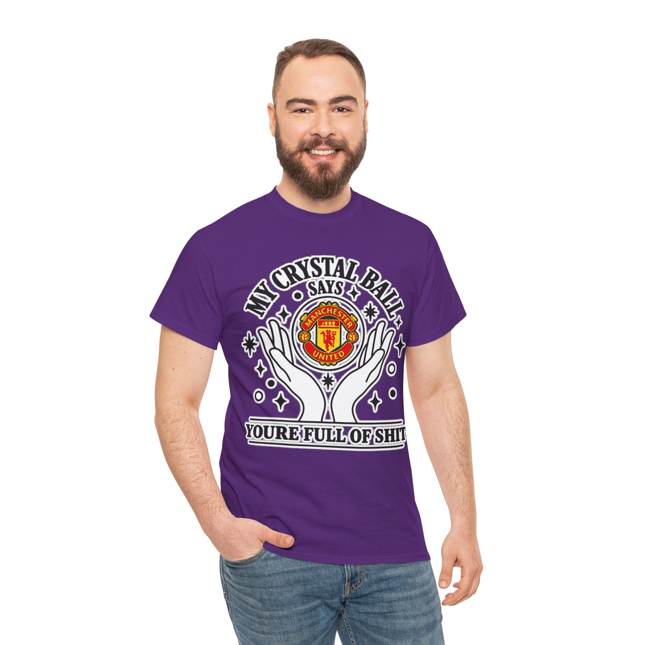 Crystal Ball Tee — “My Crystal Ball Says You’re Full of Shit” Graphic T‑Shirt
