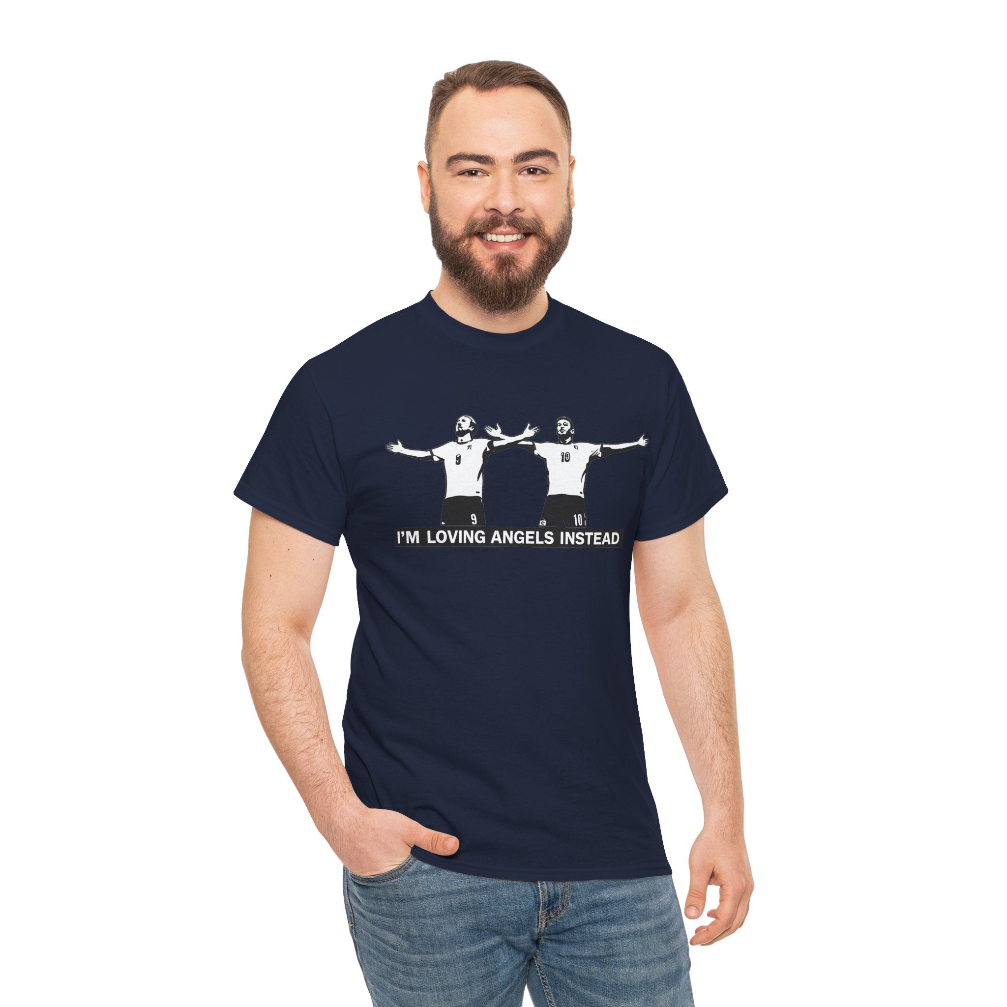 Harry Kane &  Jude Bellingham Tee – "I’m Loving Angels Instead" Graphic T-Shirt