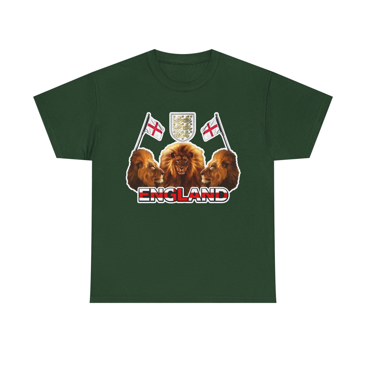 England 3 Lions Cotton Crest T-Shirt