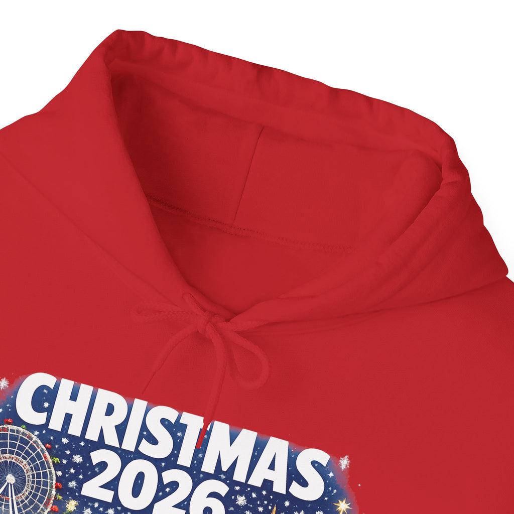Christmas 2026 Holiday Hoodie — Festive Winter Village Sweatshirt