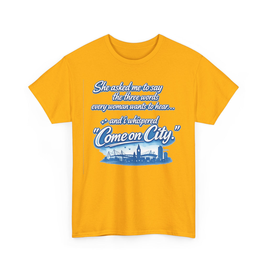 Come on City Skyline Tee — Retro Script Urban Pride T‑Shirt