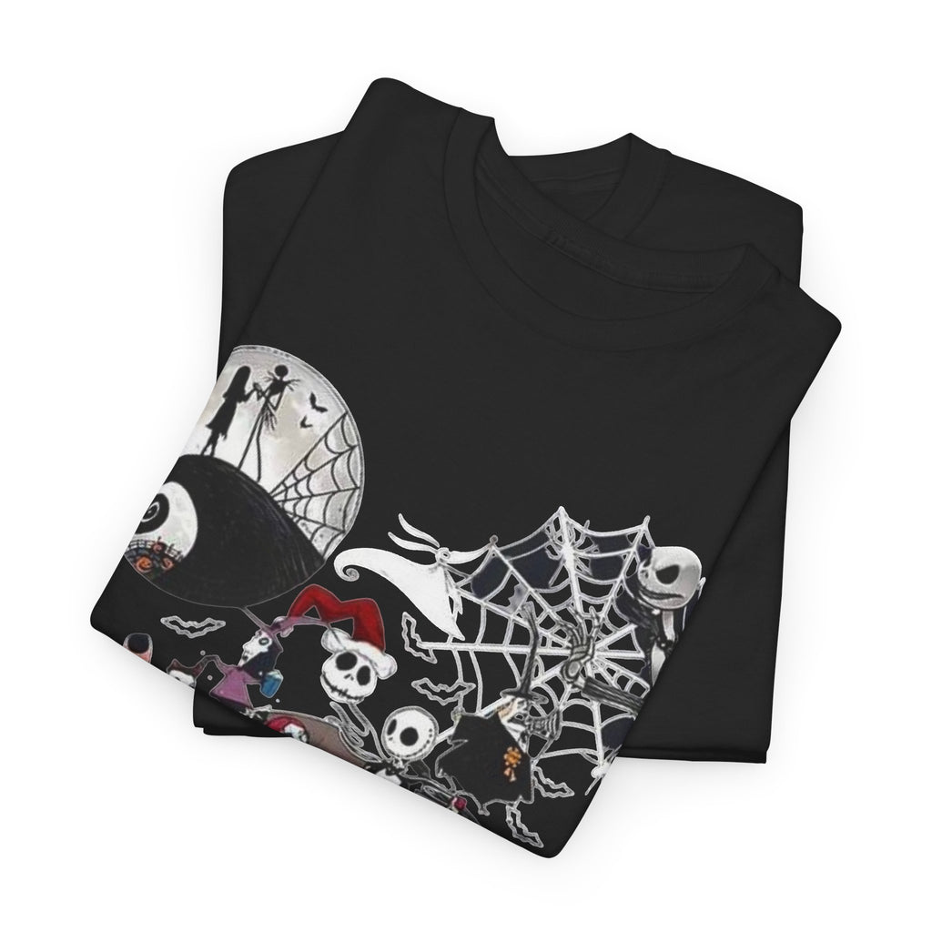 Nightmare Mickey Halloween Tee — Spooky Disney Skull & Pumpkin Graphic T-Shirt