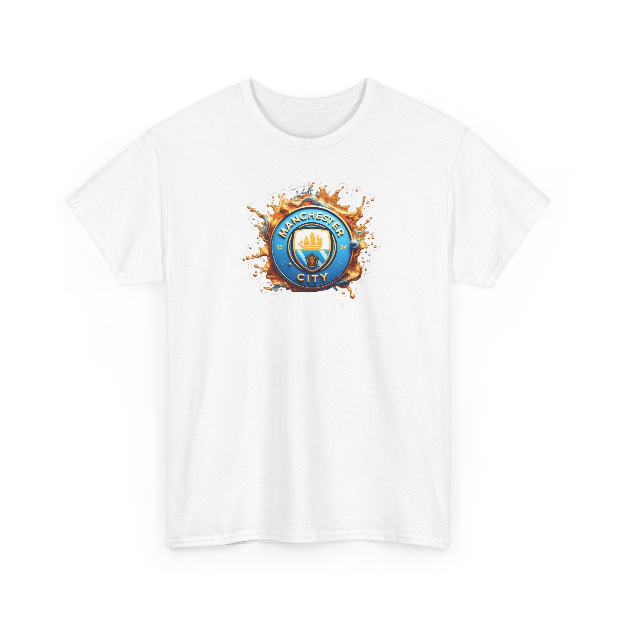 Manchester City T-Shirt – 'Eat. Sleep. City. Repeat.' Football Fan Tee