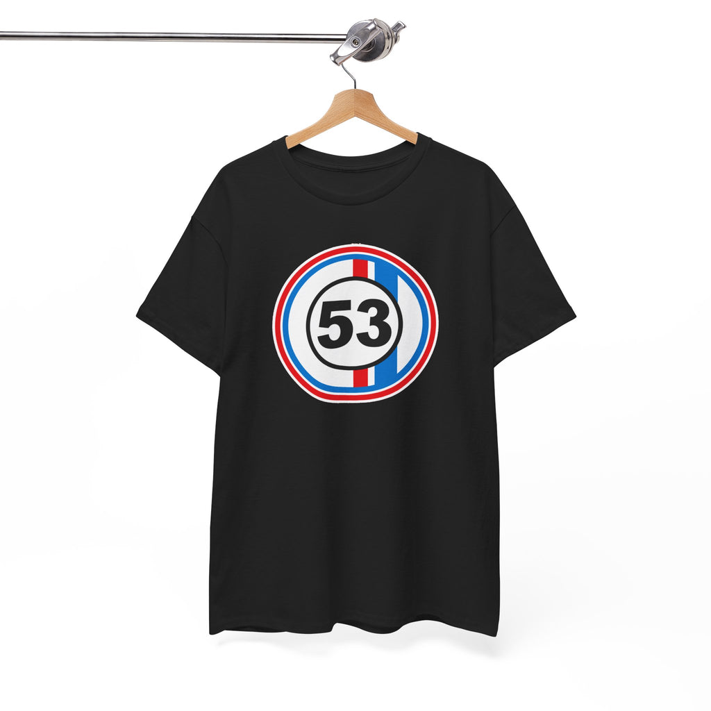 Racing Stripe Number 53 Cotton T-Shirt / Tee