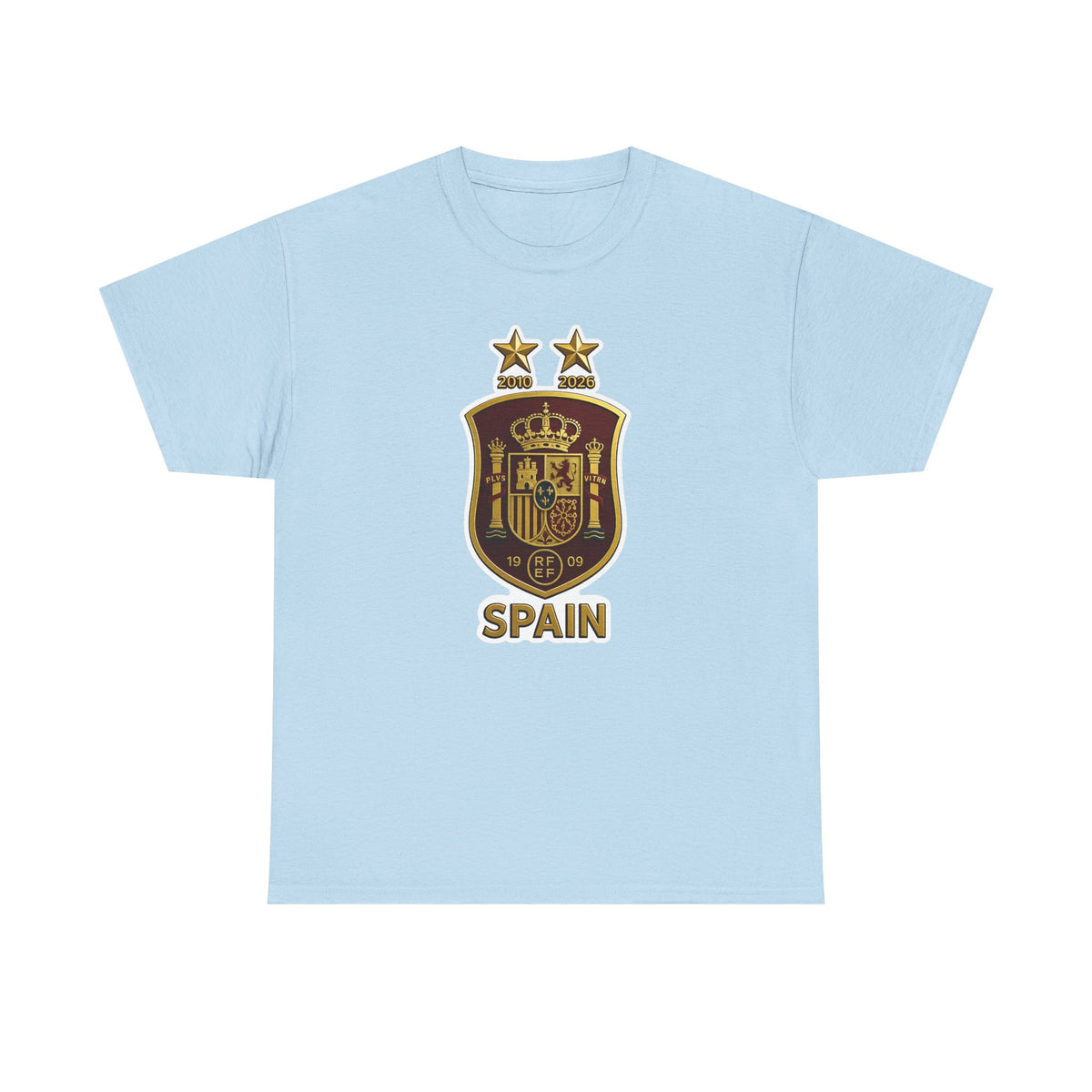 Spain Crest T-Shirt — Vintage Spanish Soccer Shield Tee
