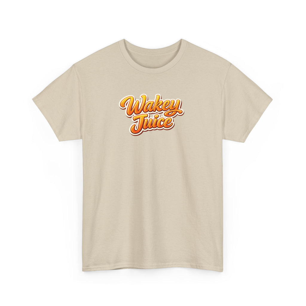 Wakey Juice T‑Shirt — Retro Orange Script Graphic Tee