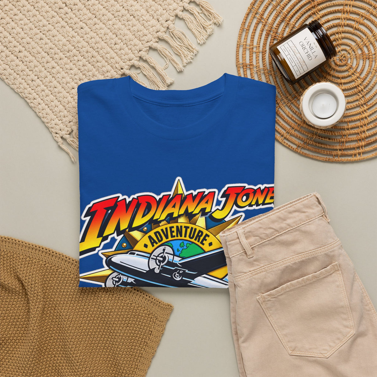 Indiana Jones Adventure Outpost Cotton T-Shirt / Tee