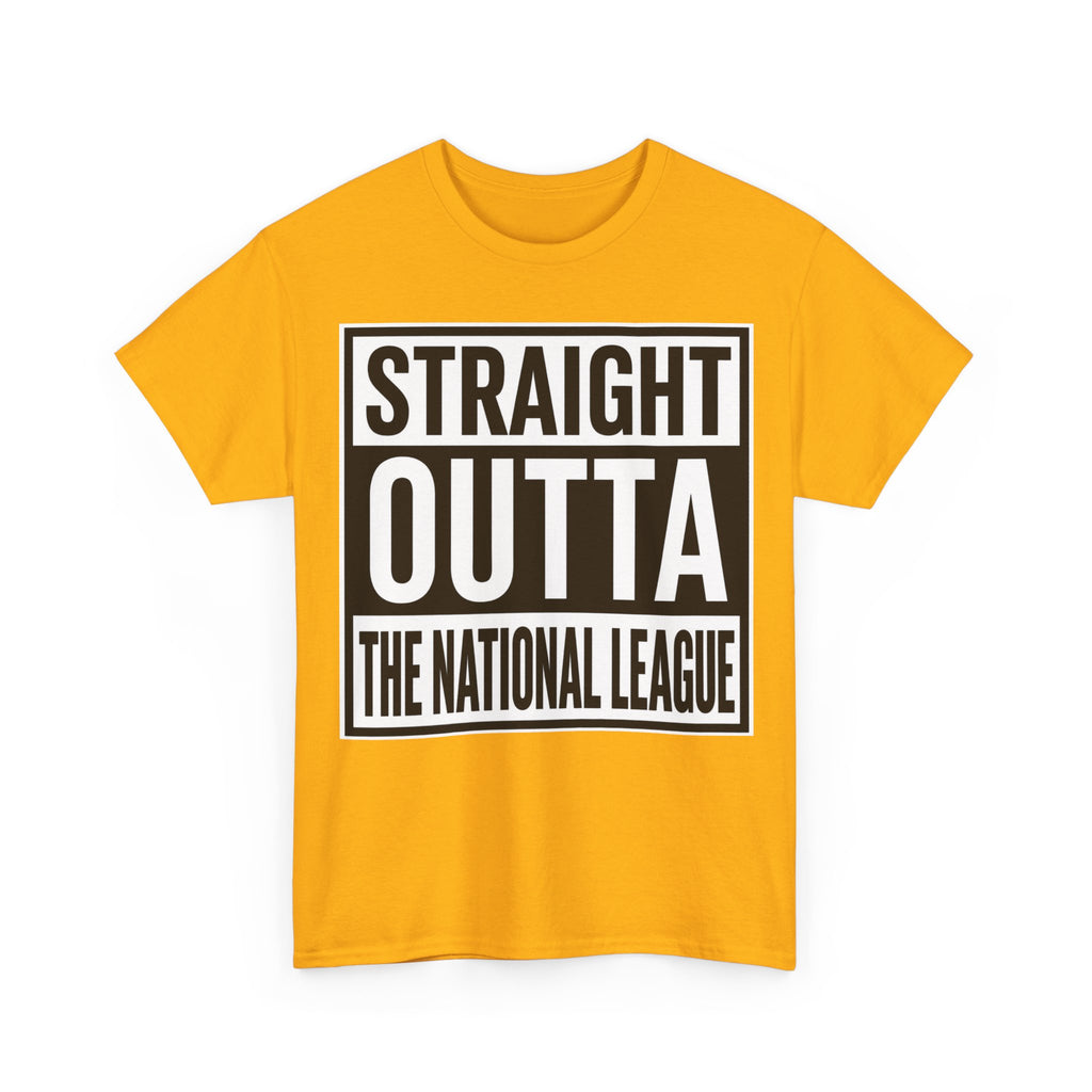 Straight Outta The National League T-Shirt – Football Fan Graphic Tee