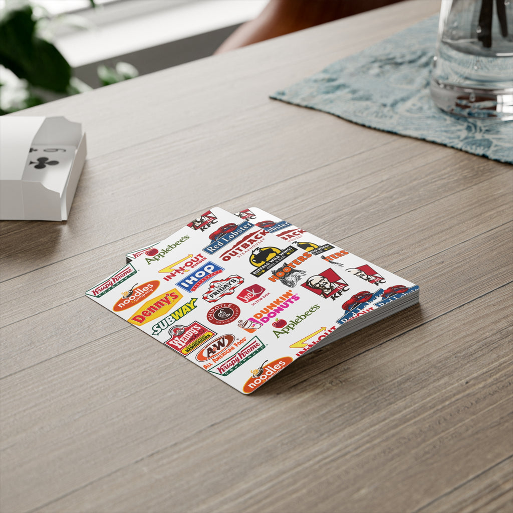 American Fast Food Chains Playing / Poker Cards