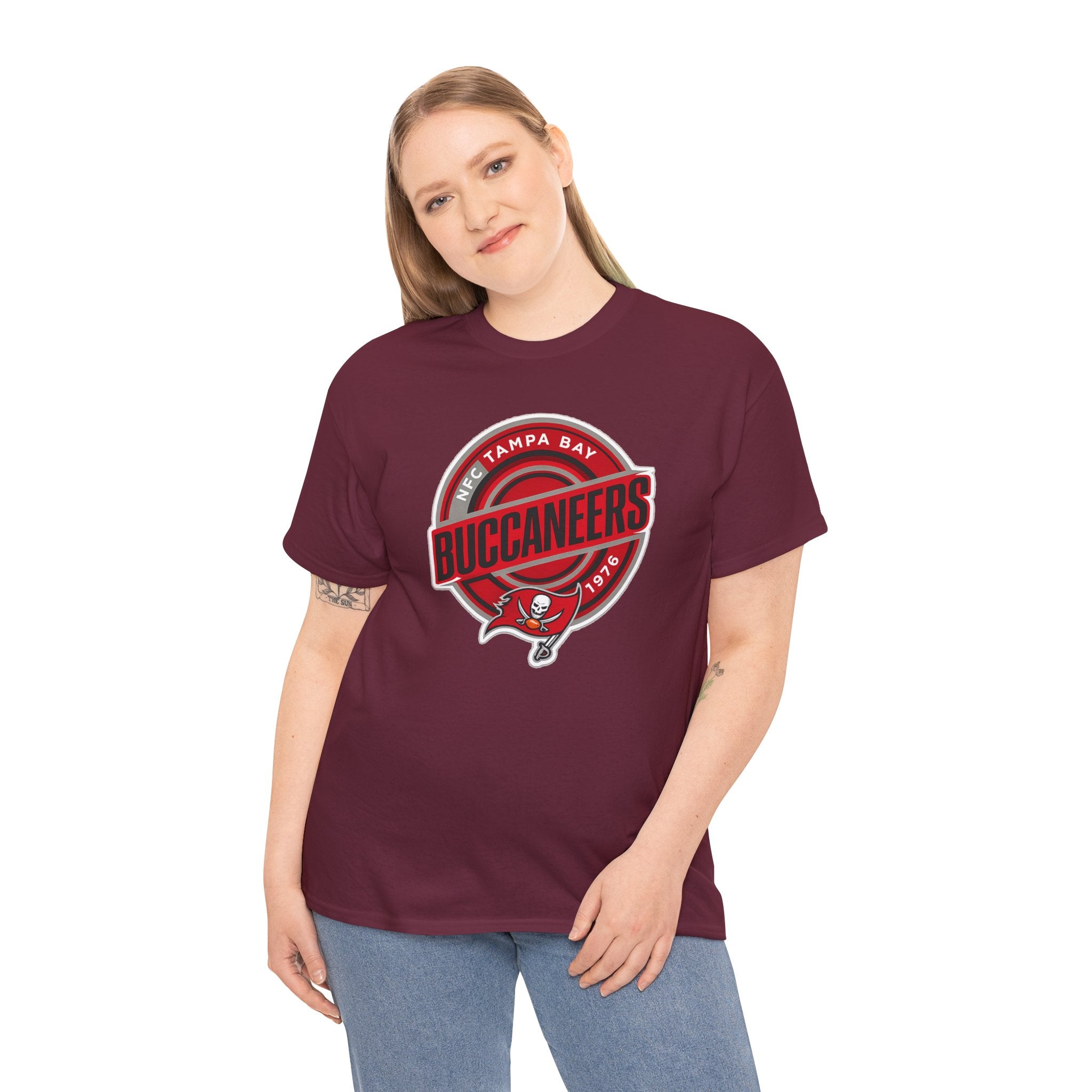 Tampa Bay Buccaneers Inspired Vintage Logo T-Shirt