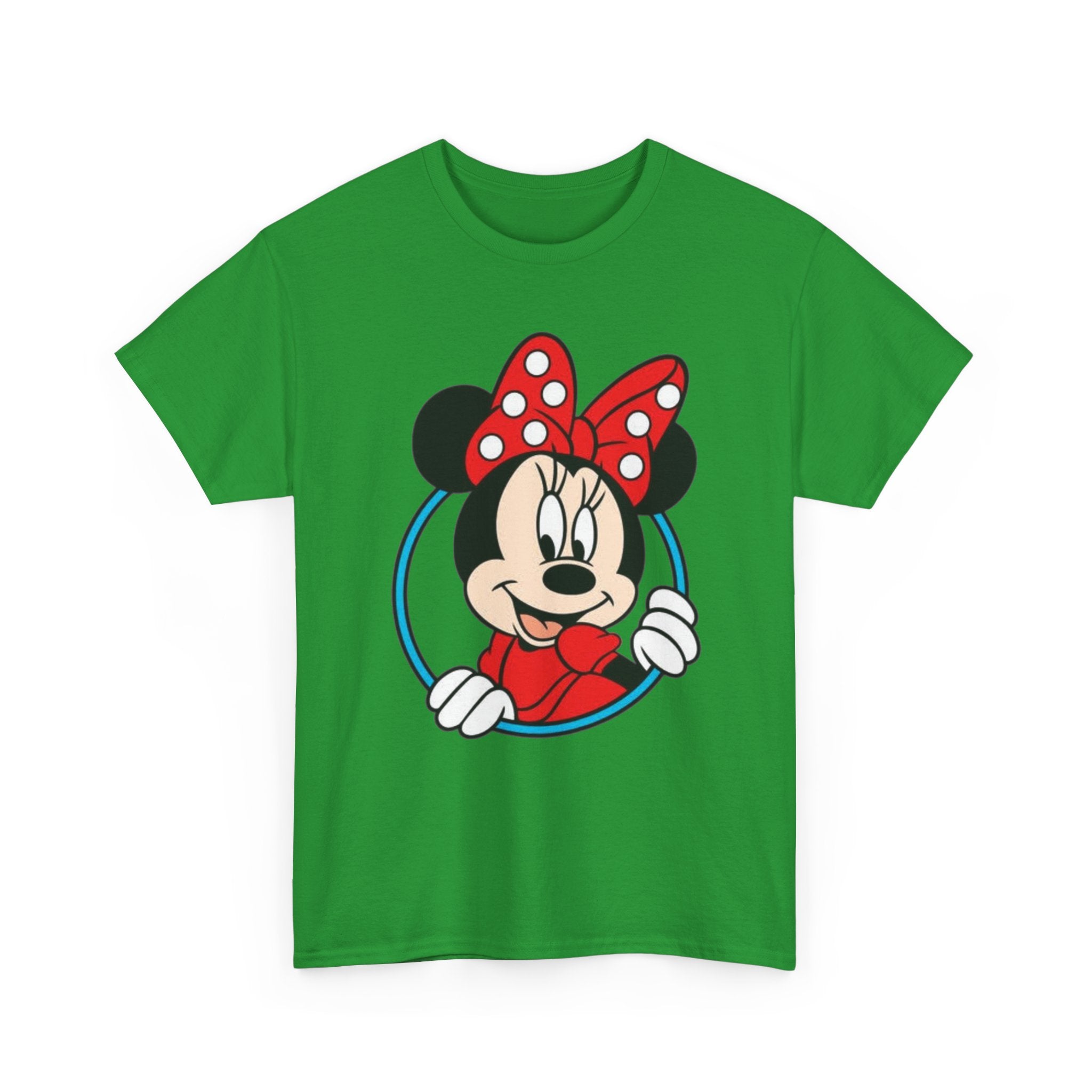 Minnie Mouse Retro Peeking Cotton T-Shirt / Tee