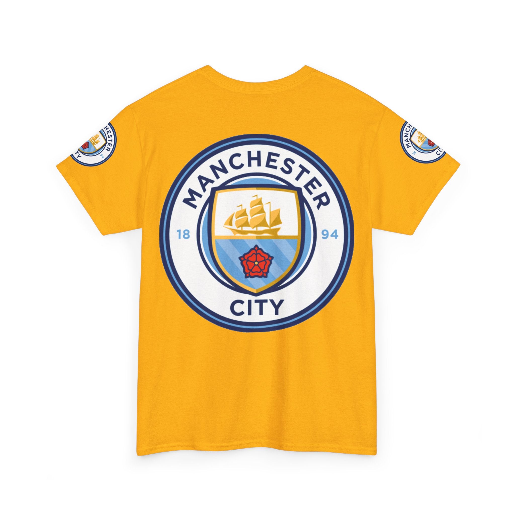 Manchester City Crest T-Shirt — Football Club Logo Tee